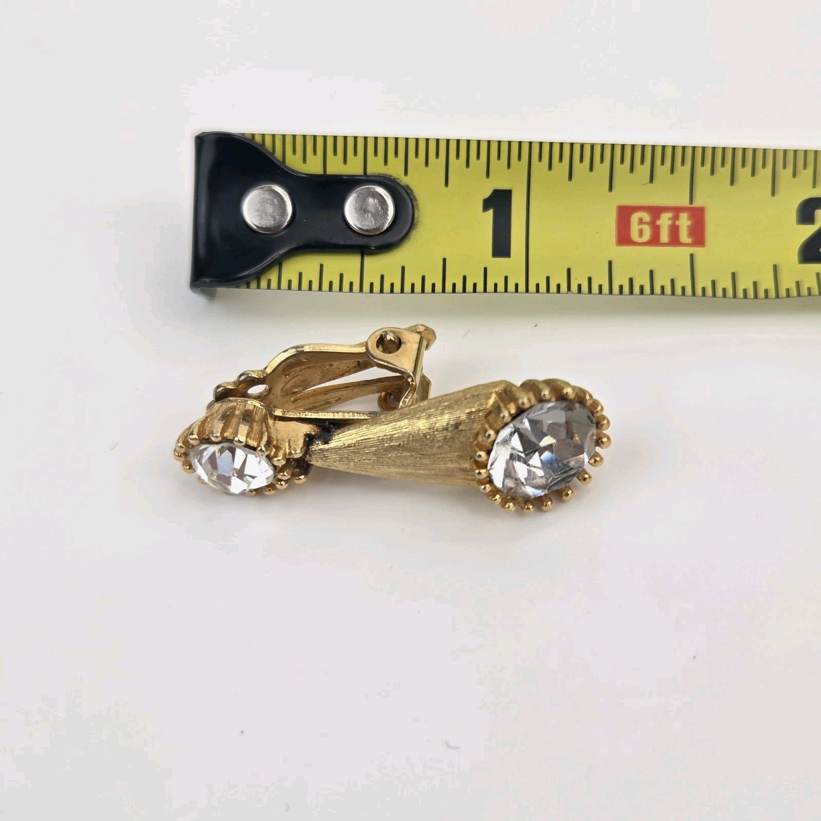 Vtg Parklane Parure Necklace Bracelet Clip-On Earrings Set Textured Gold Tone