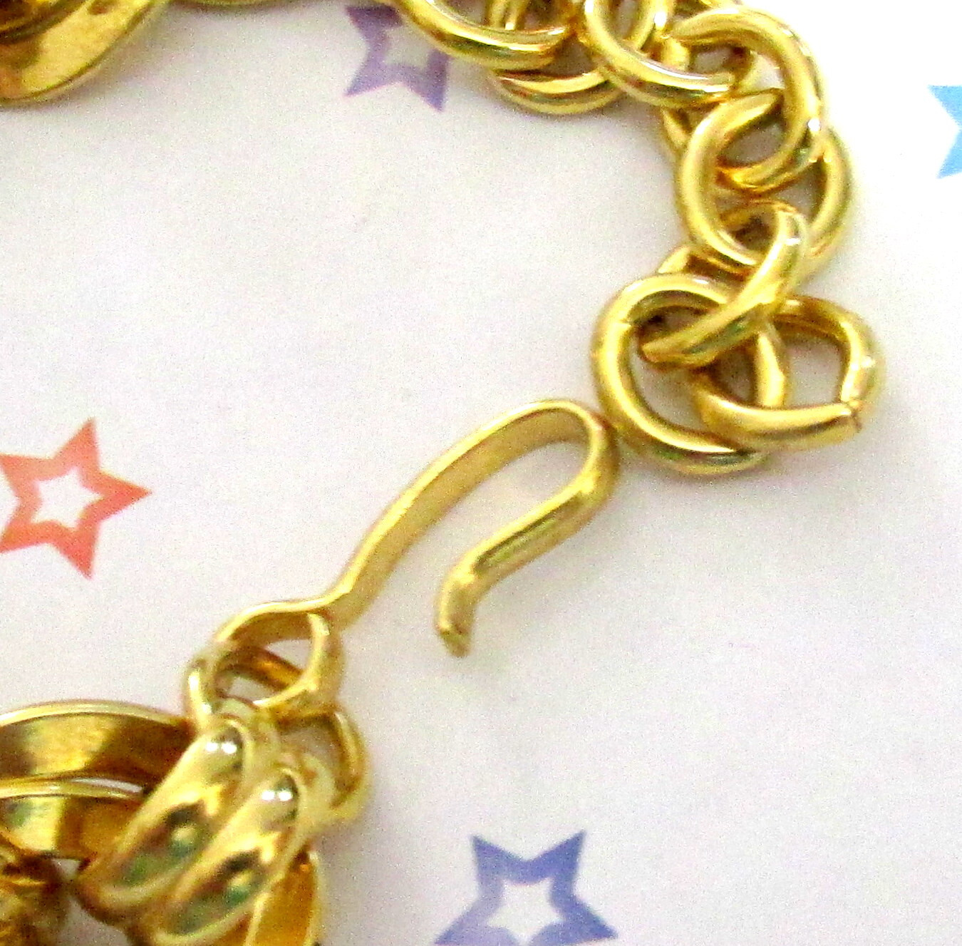 VTG RUNWAY WEIGHTY GP 19″ NAPIER DOUBLE LINK CHAIN NECKLACE CLASSIC STATEMENT