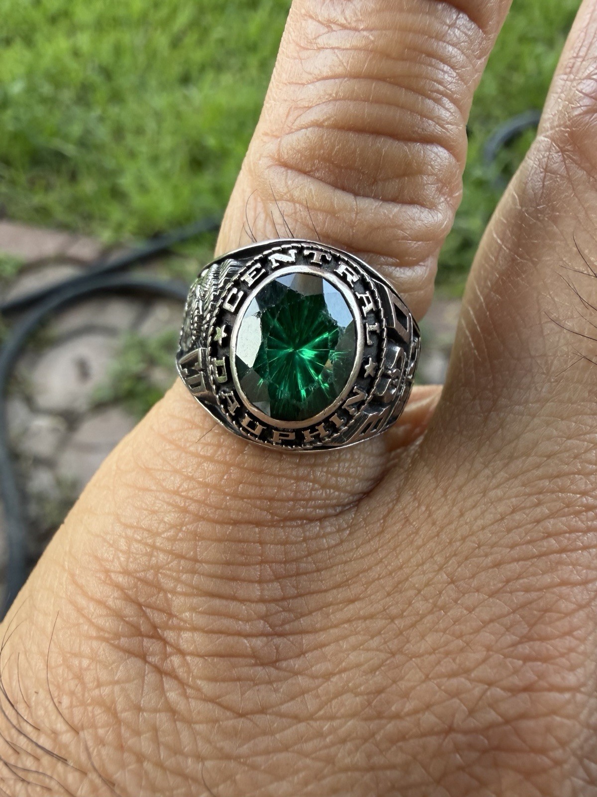 Central Dauphin Class Ring for women (24.5%palladium)