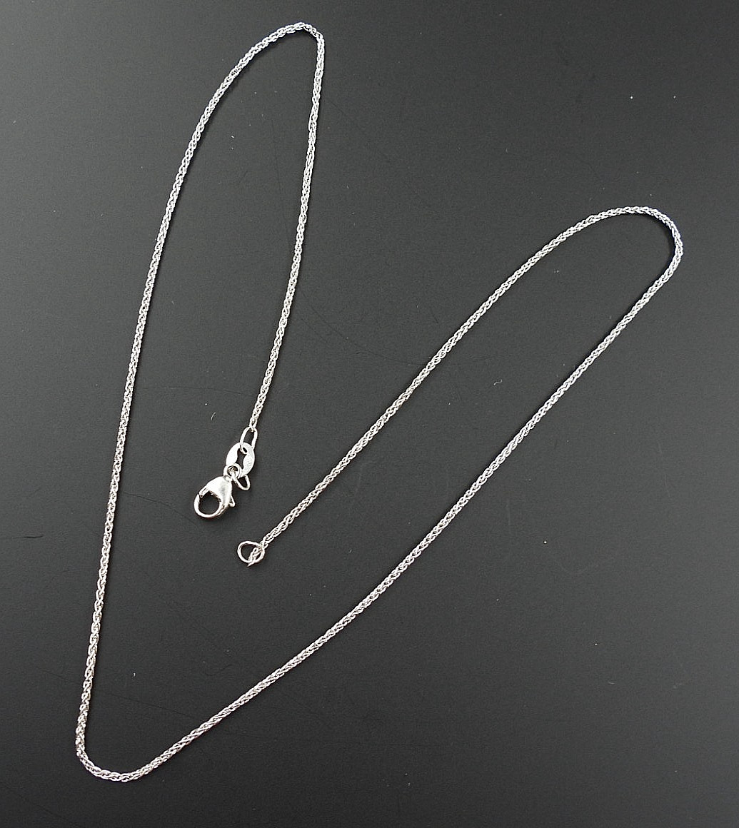 James Avery Chain Fine Wheat Spiga Solid 925 Sterling Silver 17″ long Jewelry