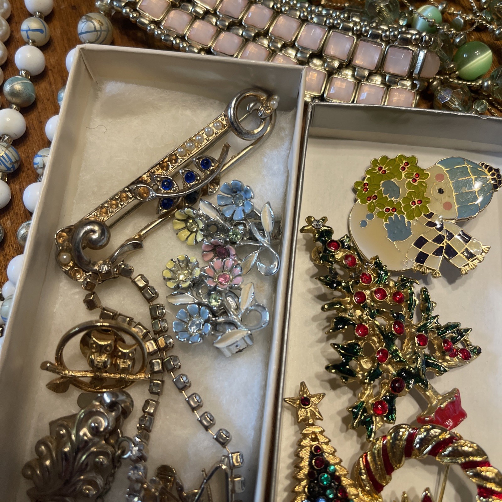 Huge Estate Vintage to Modern Jewelry Signed/unsigned Costume Mixed Lot
