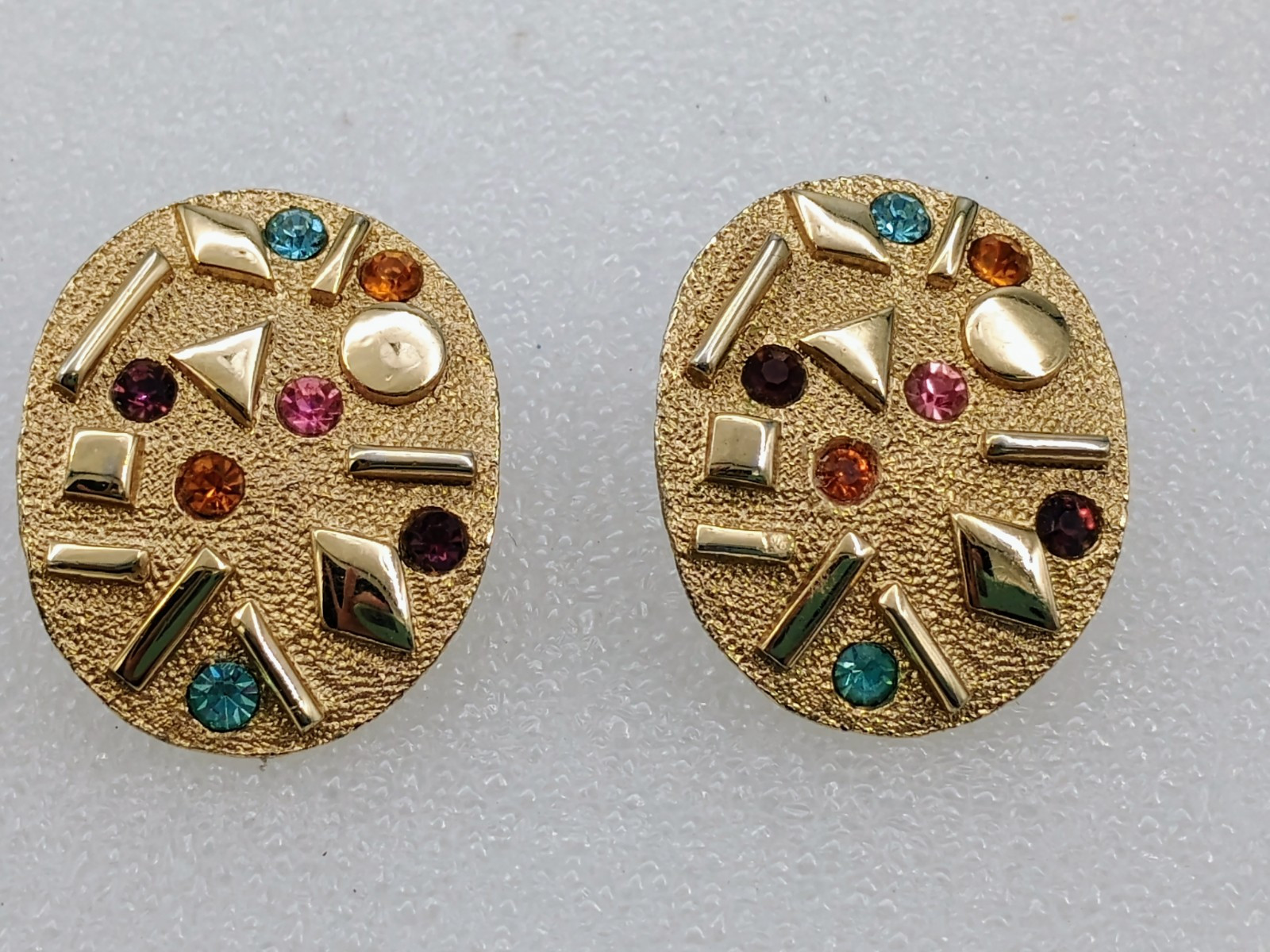 Vintage 1950s (1959) Signed Sarah Coventry SULTANA High Fashion Clip On Earrings