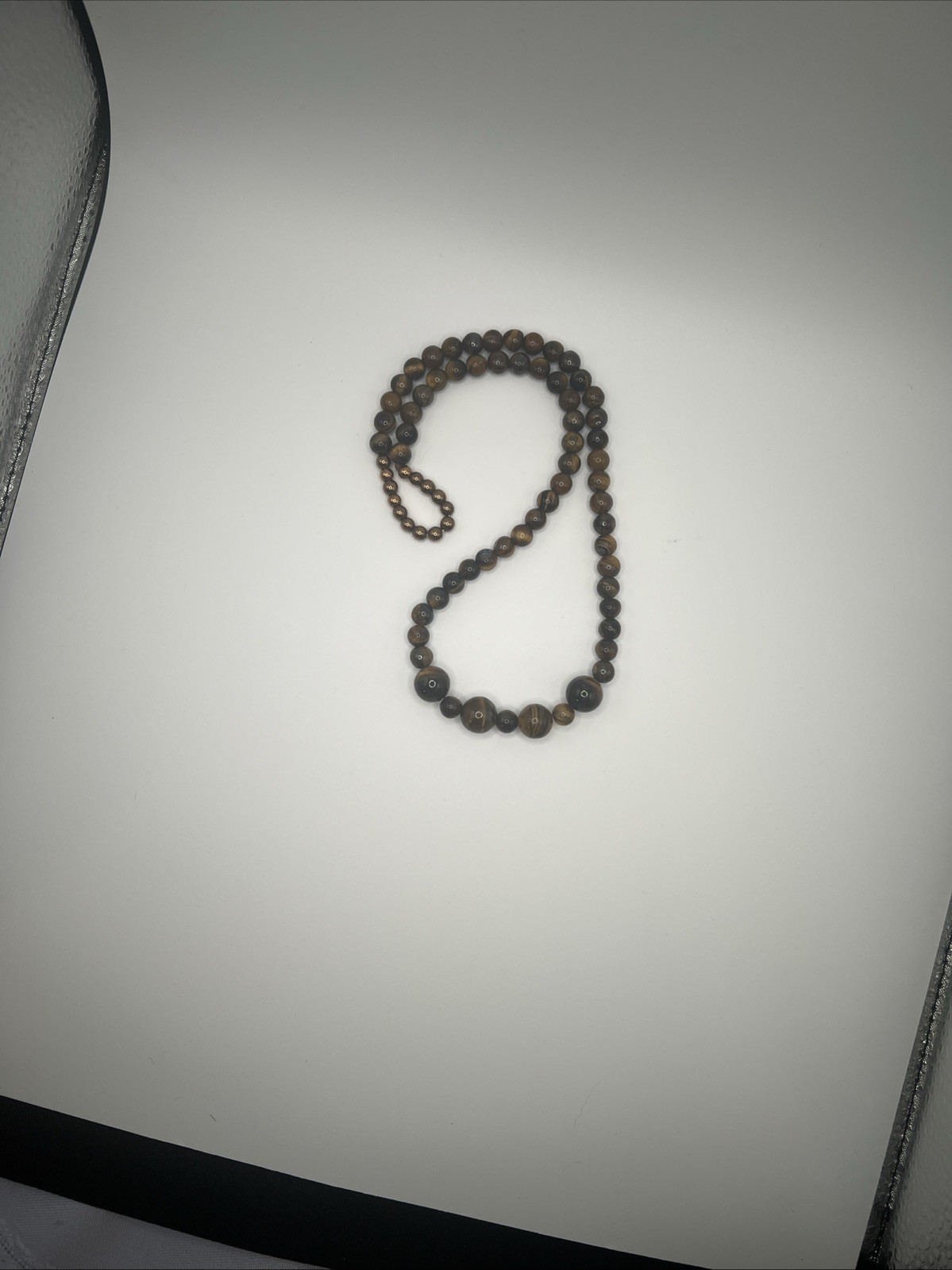 Vintage Tiger’s Eye Bead Necklace