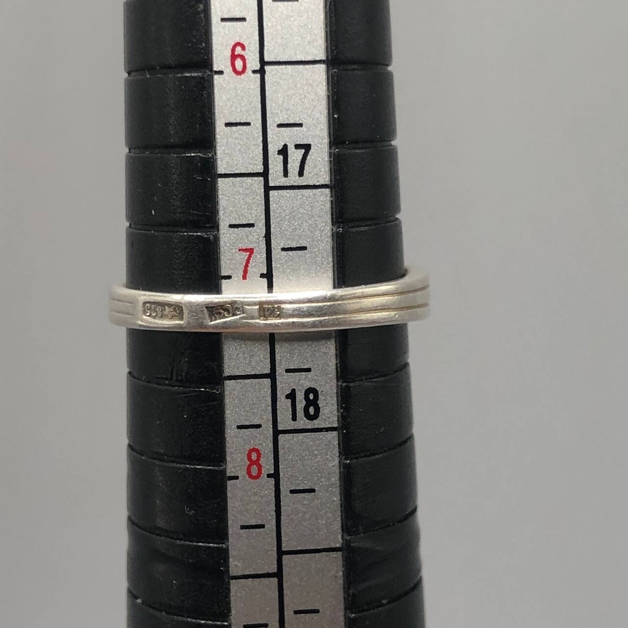 Vintage Soviet Rock Crystal Ring Silver 875 РС