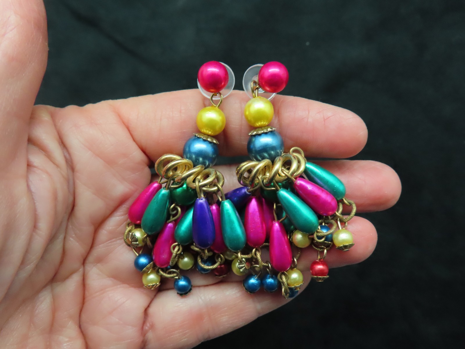 Vintage What We Wore In The 1980’s Gypsy Style Pierced Earrings