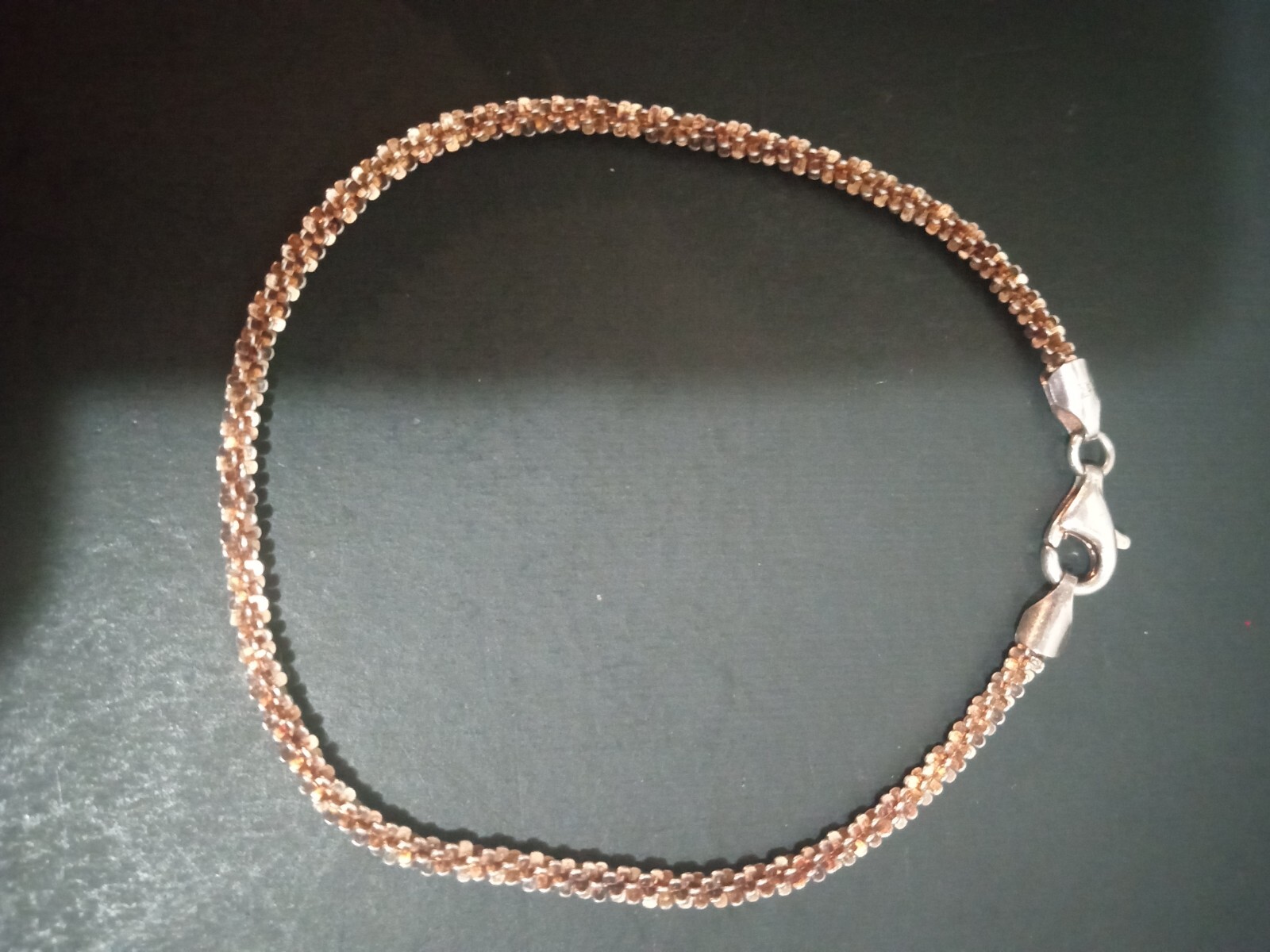 AGI Bracelet 925 ITALY Tested Vintage 8″ Vermeil