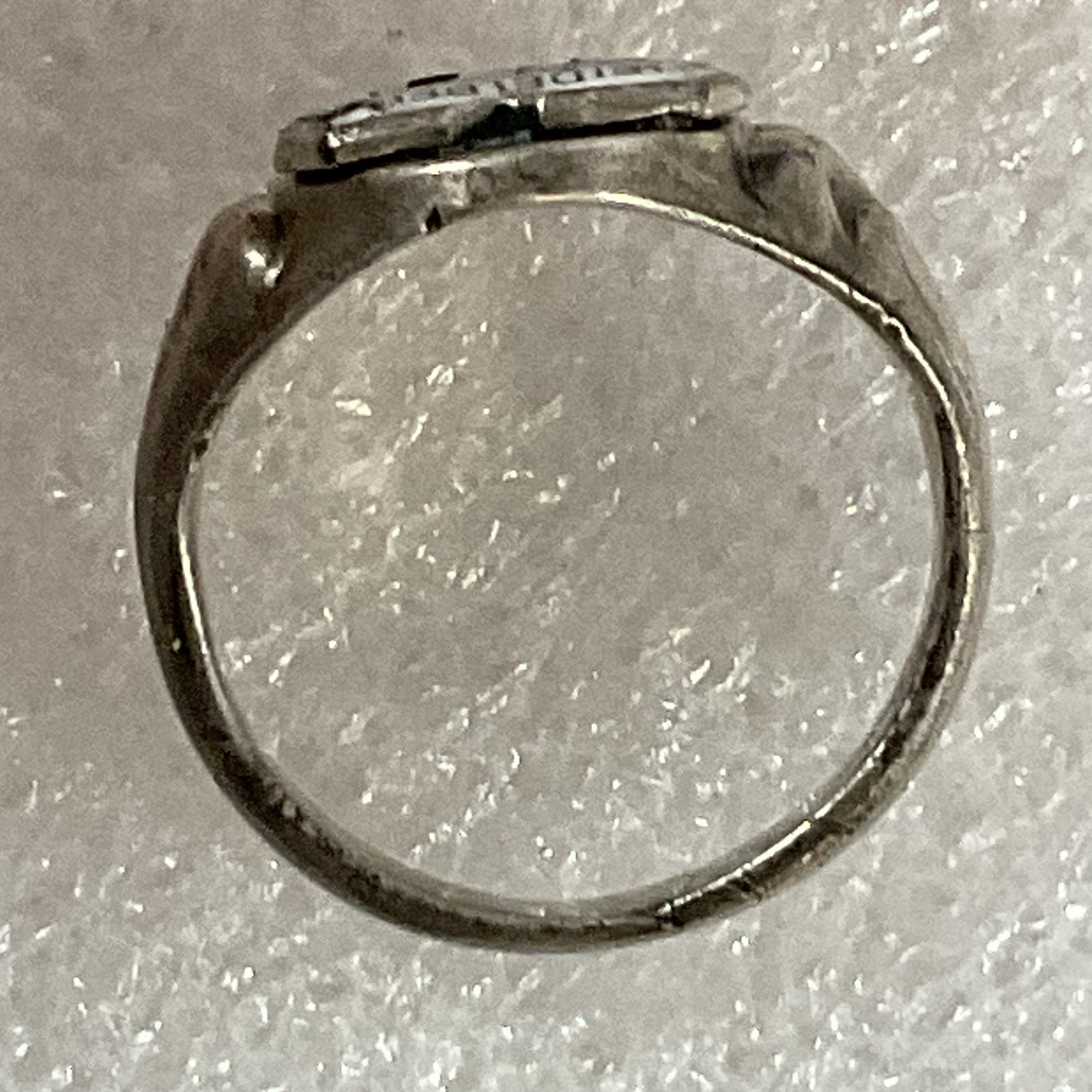 Heidelberg Germany 835 Silver Ring US Size 6 Worn GnuFashion