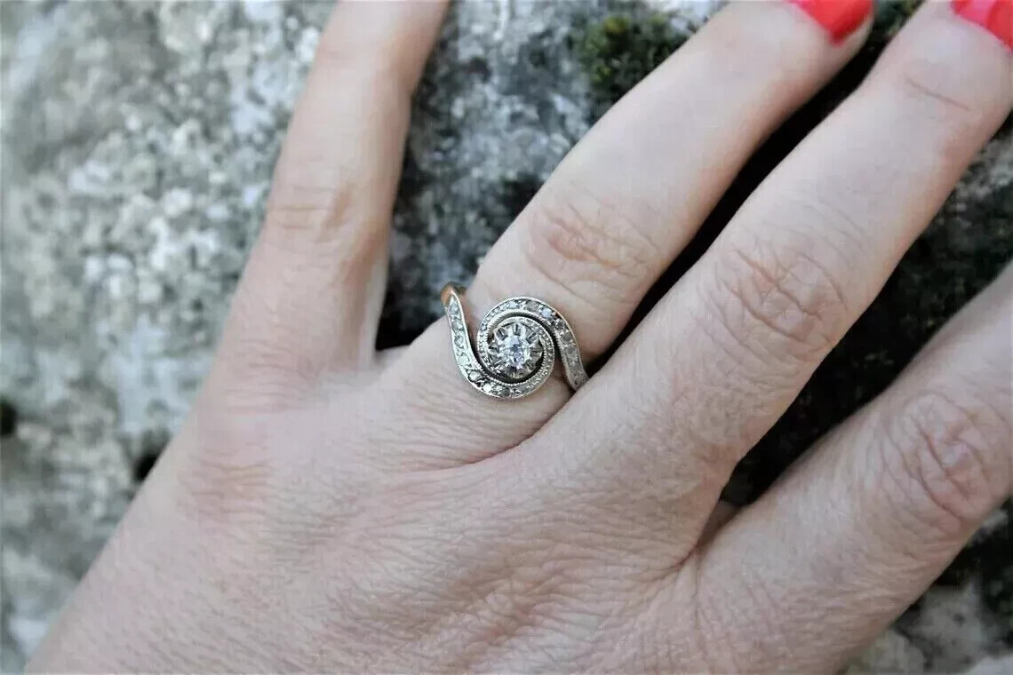2.48Ct Art Deco Round Lab Created Diamond Halo Engagement 14K White Gold FN Ring