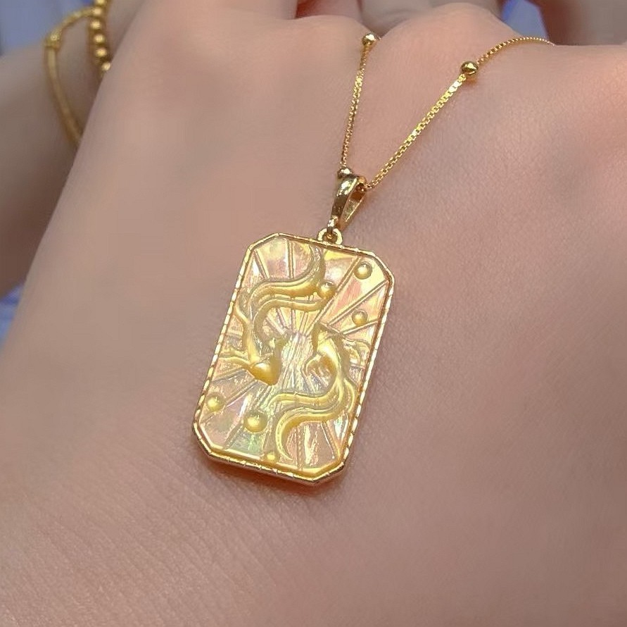 925 sterling silver yellow Cameo shell vintage jewelry Pendant estate jewelry