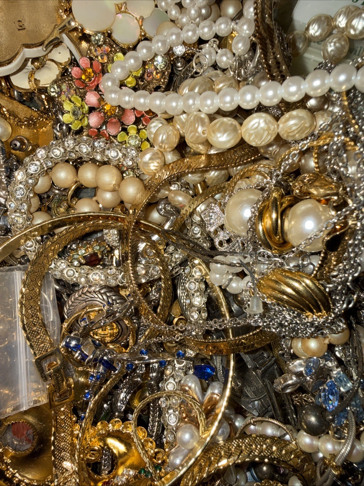 Unsearched Jewelry Lot VTG Vintage to Modern- PRICED PER POUND.