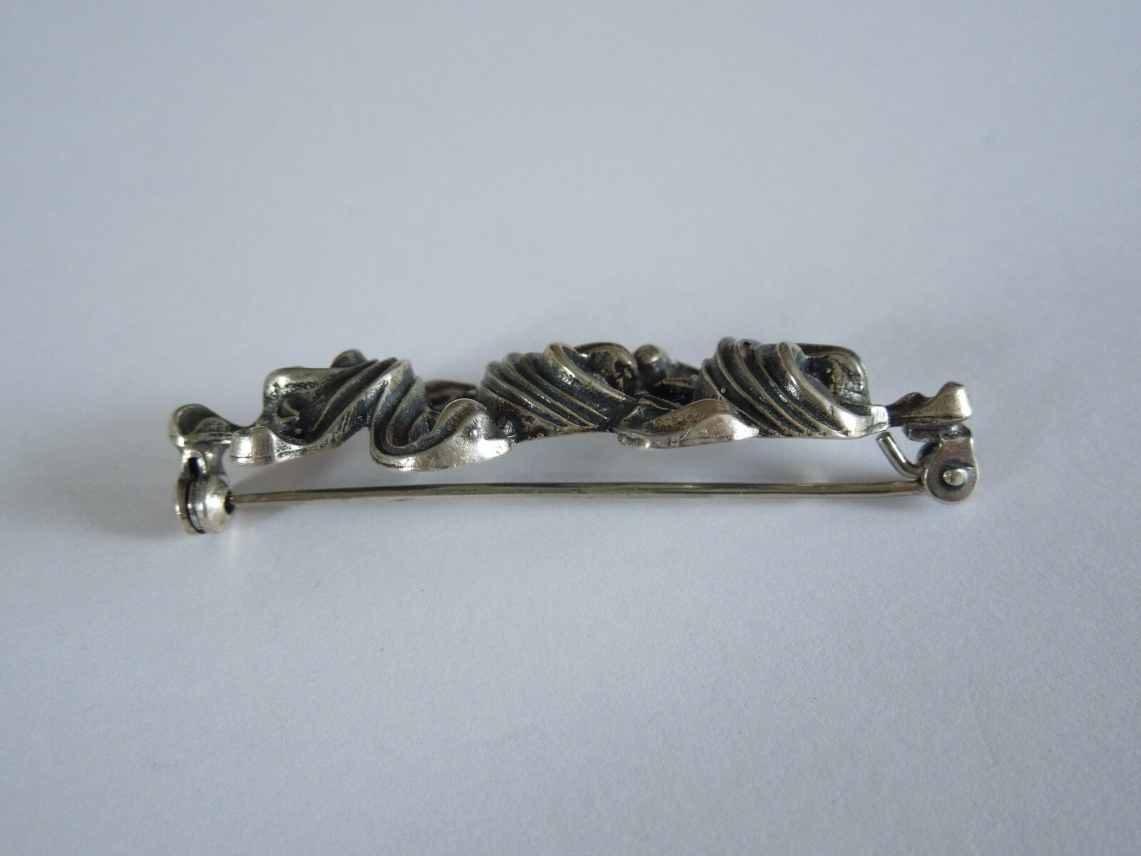 835 Silver BAS Blachian Brooch 7.2 g / 4.8 x 1.8 cm