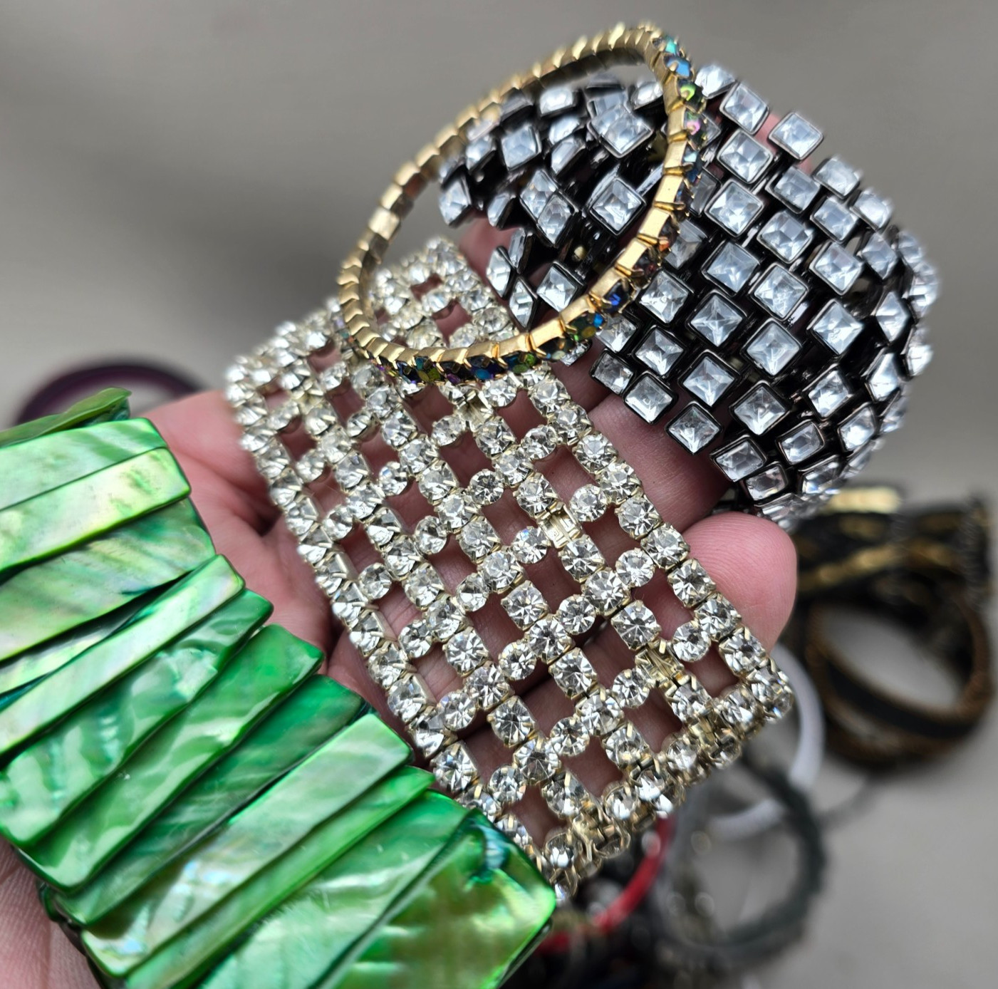Vintage to Modern Bracelet Lot Wearable Resell 5.66 Pounds