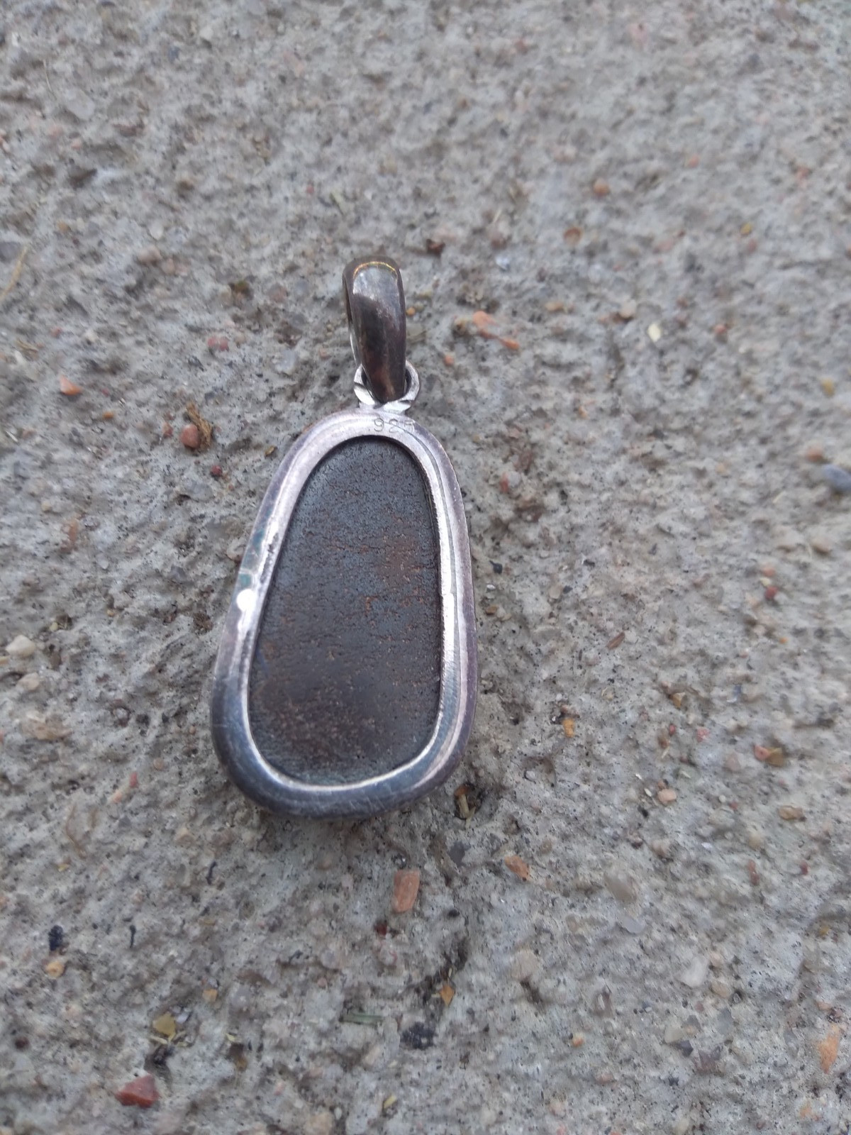 Australian? Boulder Opal Pendant Vintage Sterling Silver 925