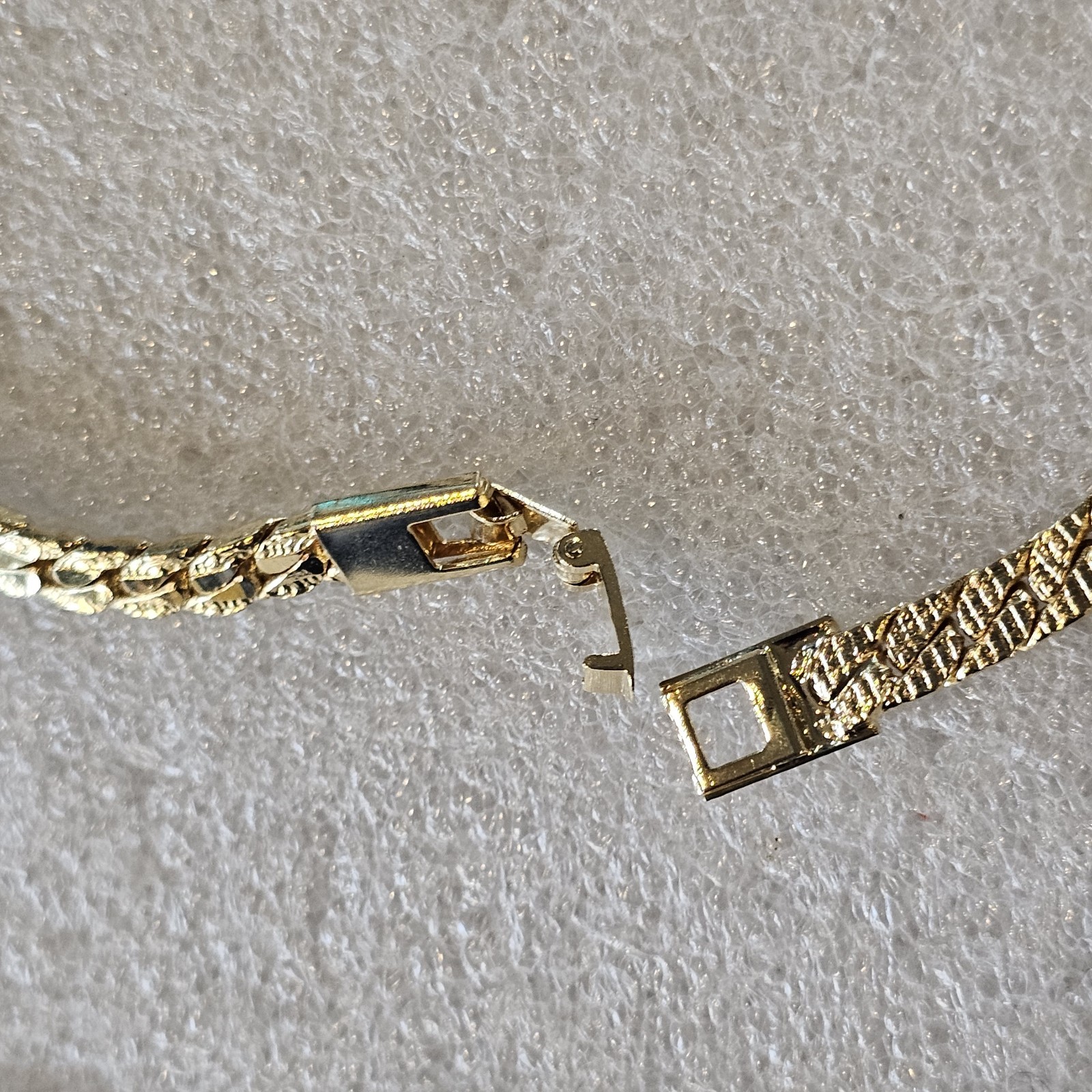 VTG Gold Plated Flat Chain Necklace 18 Inches Classic 5 mm Gift For Her