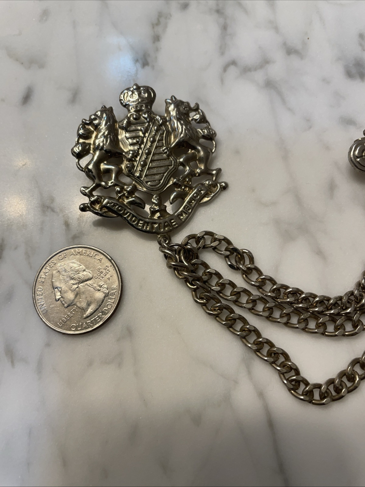 Vintage UK Crest Pin