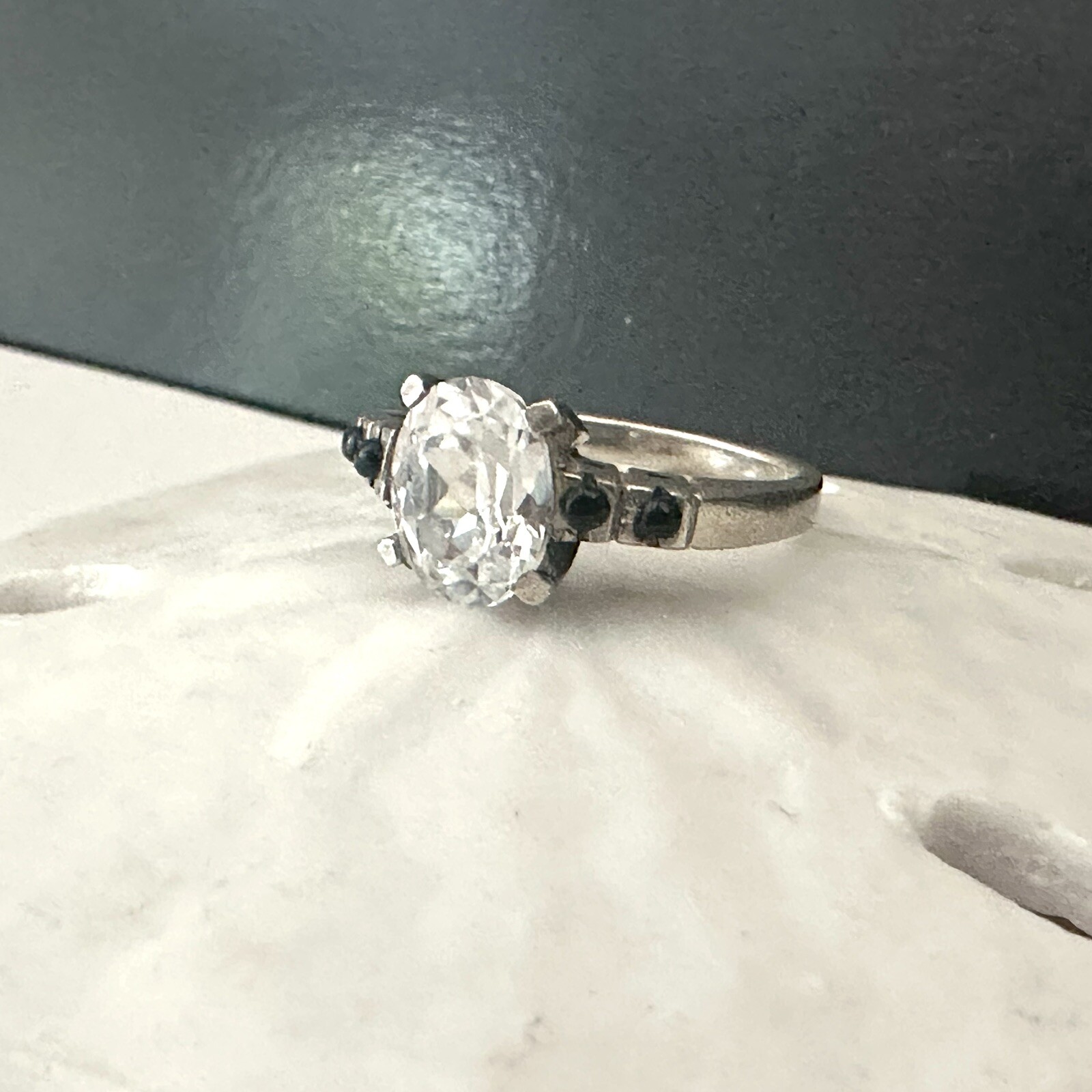 Sterling Silver 925 Wedding Band Designer CZ Bridal Engagement Band Ring