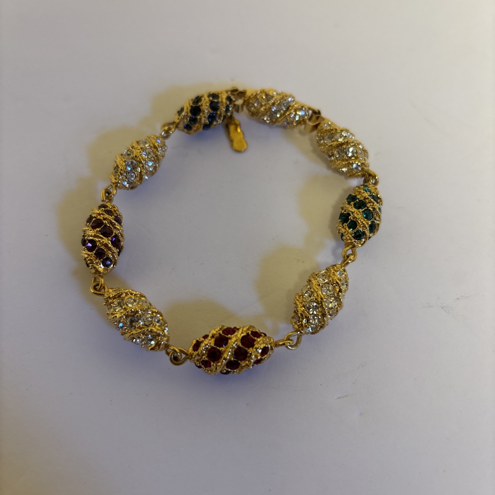 Camrose Kross Reproduction Jacqueline Bouvier Kennedy Gold Tone Bracelet Sparkle