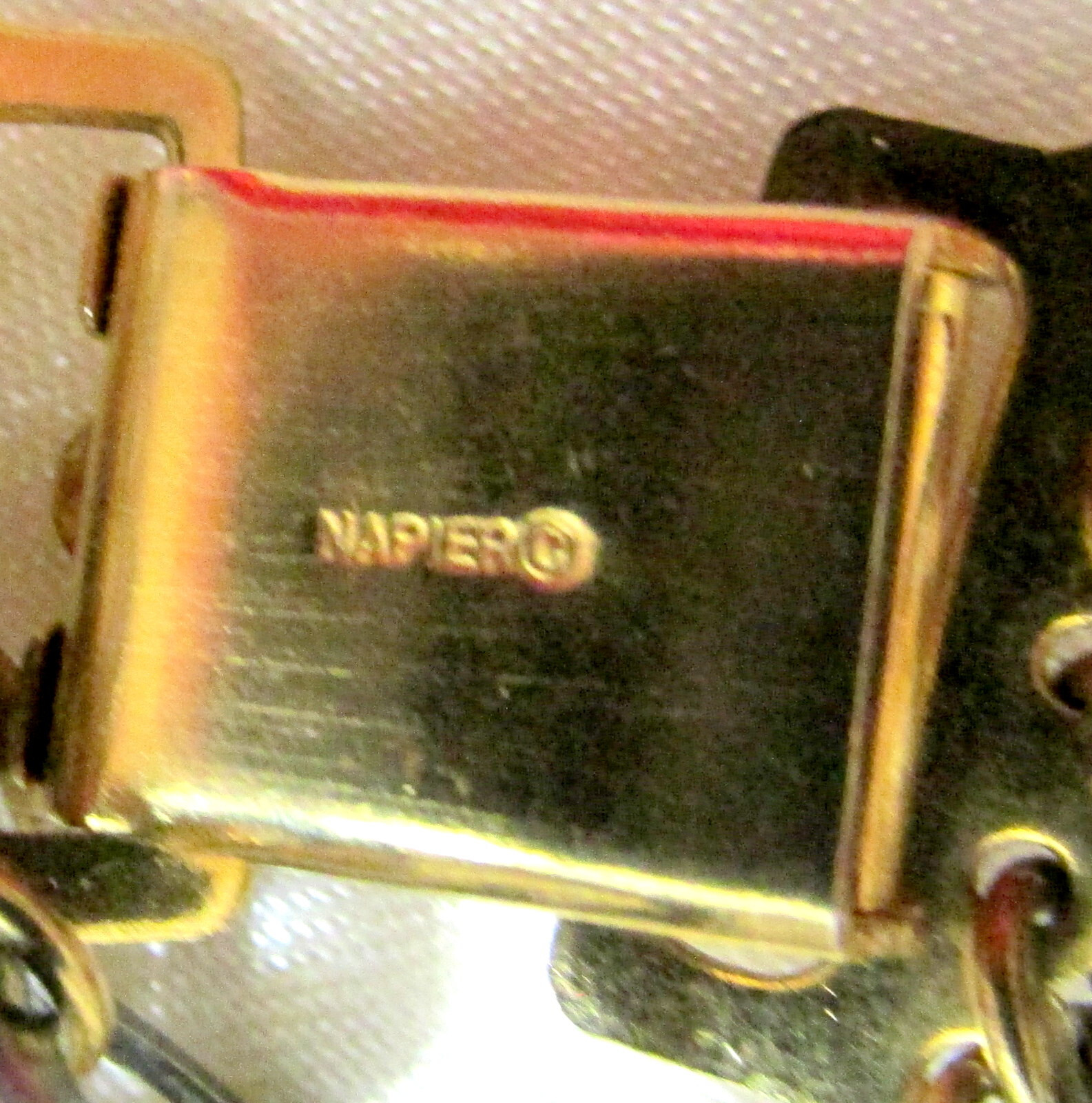 VTG RUNWAY NAPIER LUXE 36″ SWEEPING MULTICHAIN MIXED METAL NECKLACE MODERNIST