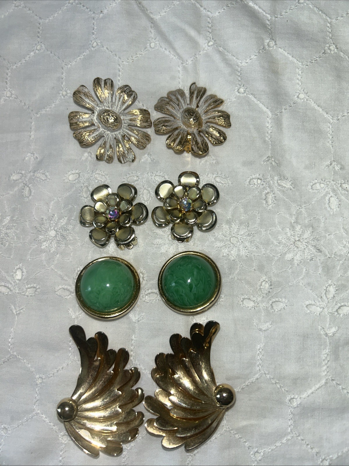 Vintage Costume Earrings- Park Lane Coro Kenneth Lane Kramer -4 Sets