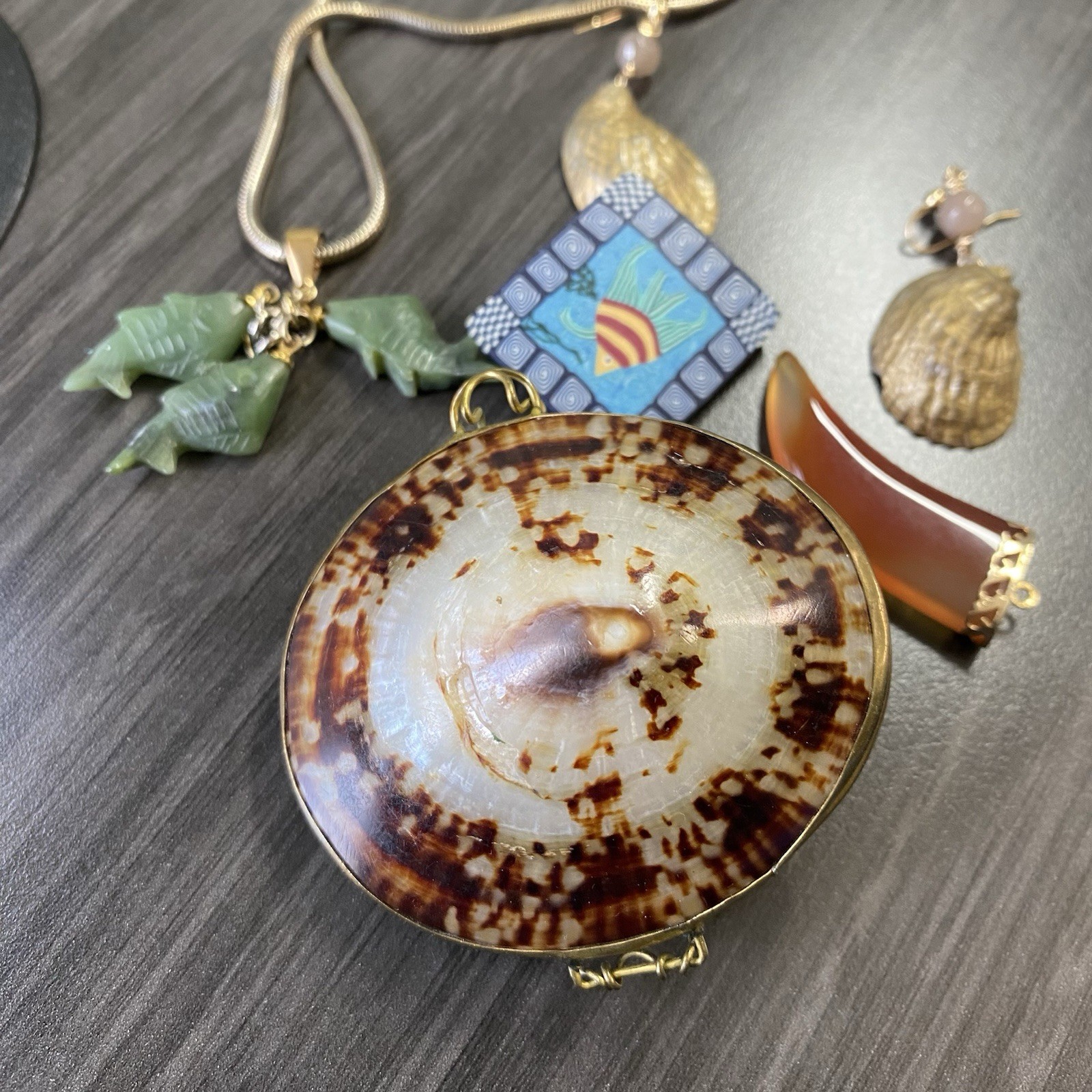Vtg Animal Jewelry Lot – Animal Gemstone Lot – Unsigned Vintage Pieces