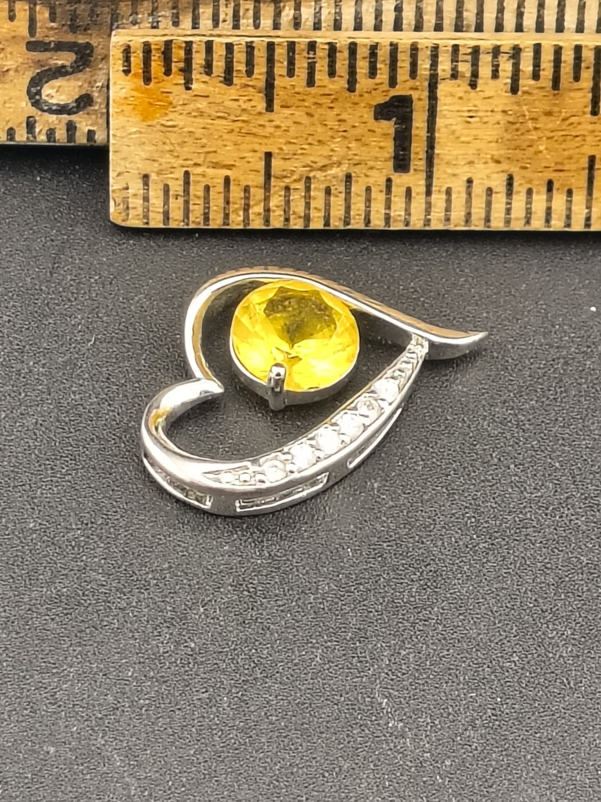 Sterling Silver 925 Pendant Lot 7pc 18g Multi Stone CZ Pearl Peacock Heart