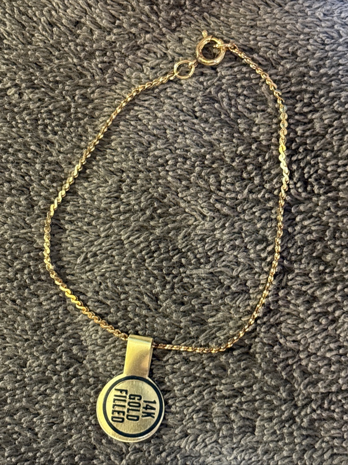 VTG 1978 Avon 14K Gold Filled Bracelet Size Small MIB!