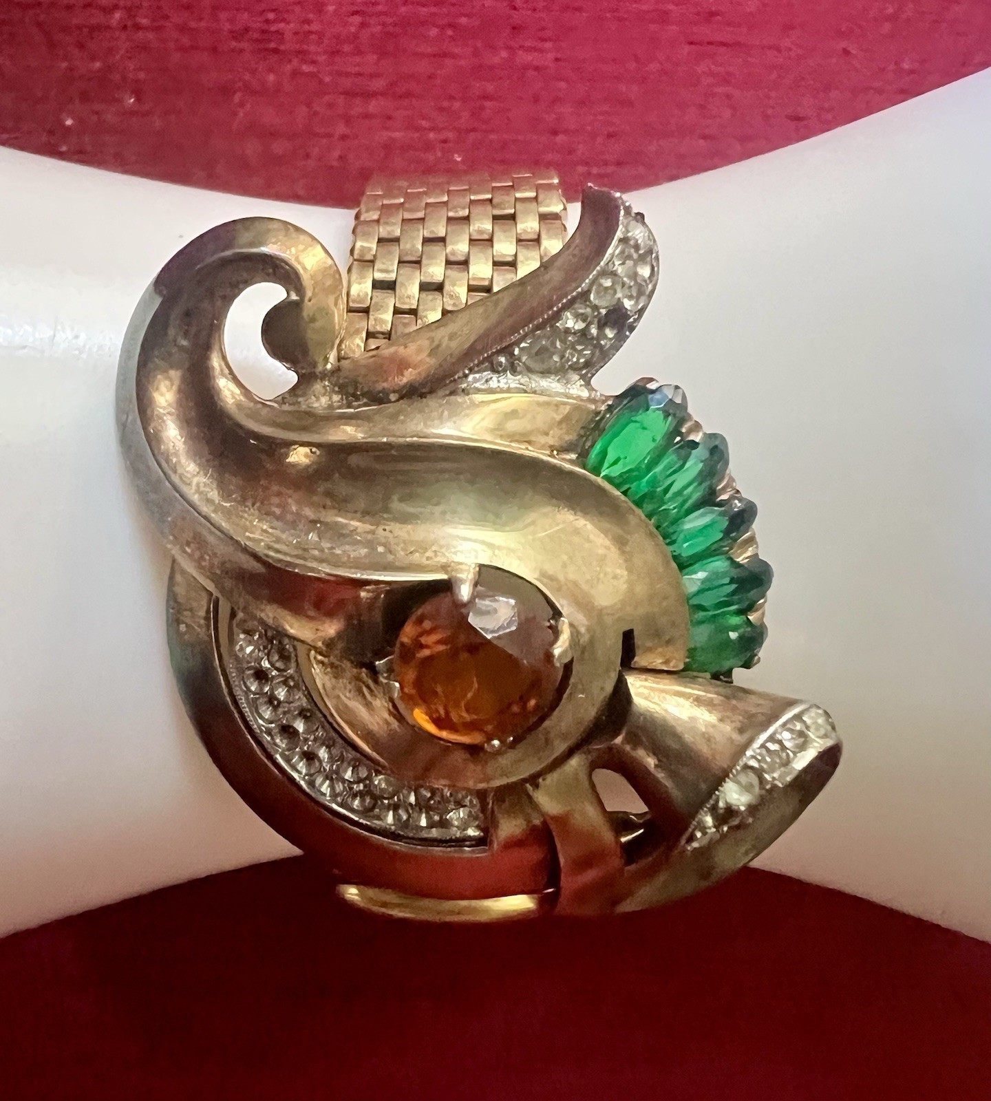RETRO DECO KREISLER SIGNED RETRO DECO MESH BRACELET