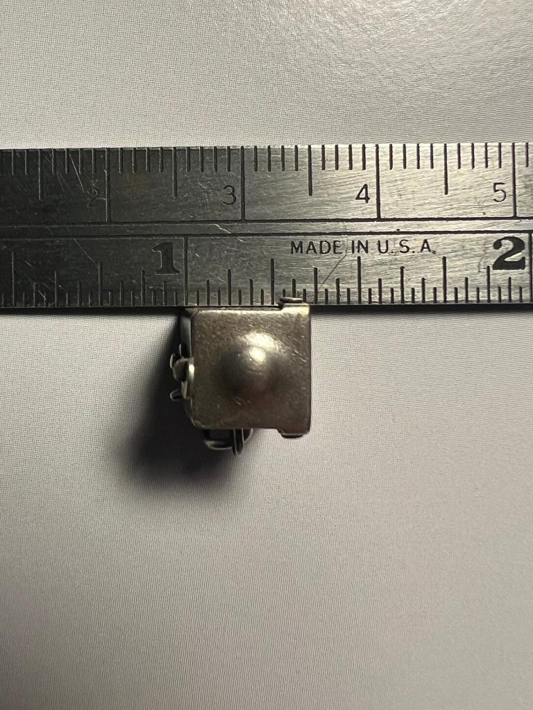 Vintage Sterling Silver Mechanical Pop Up Perfume Bottle Charm Working 1.9g