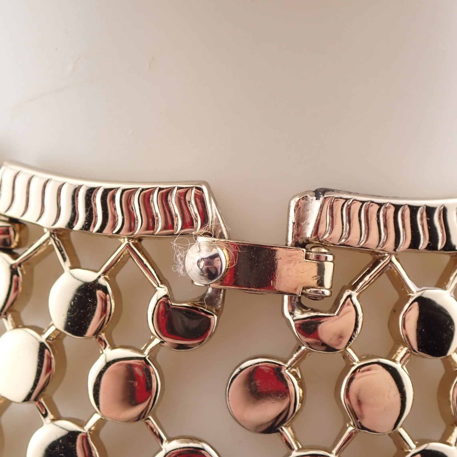 VTG Rare Monet 1954 Portico Starburst Mini Disk Triangle Necklace Bracelet Set