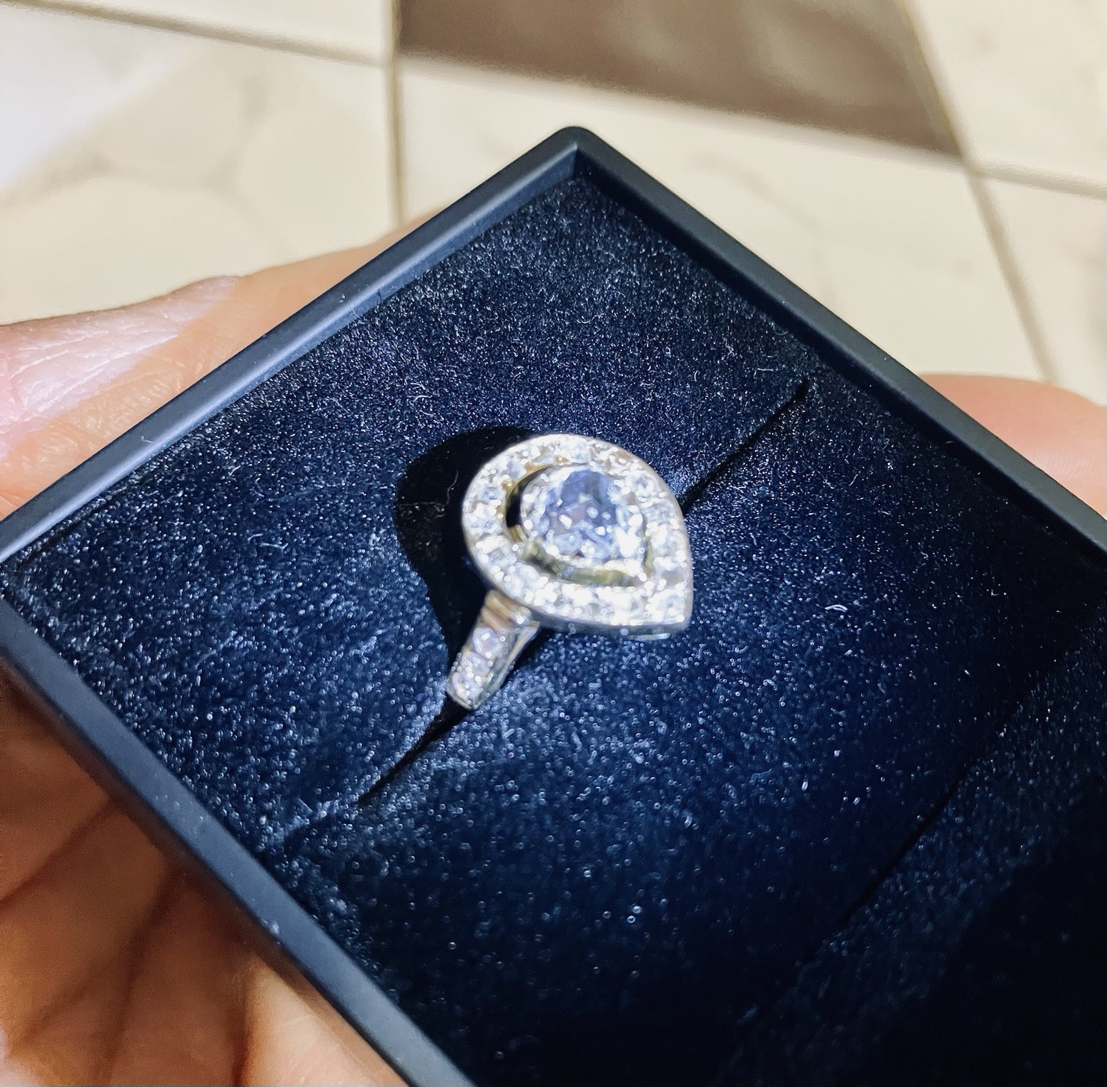 Vintage 14K Gold Rose-Cut Diamond Halo Ring