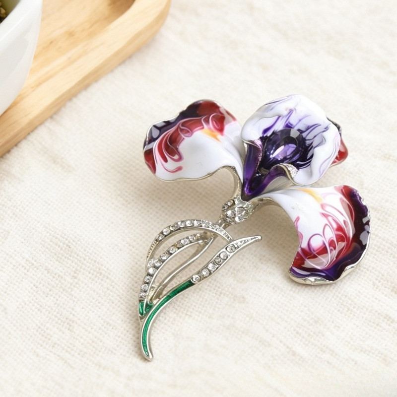 Floral Design Brooch Jewelry Accessories Holiday Party Couple Surprise Gift