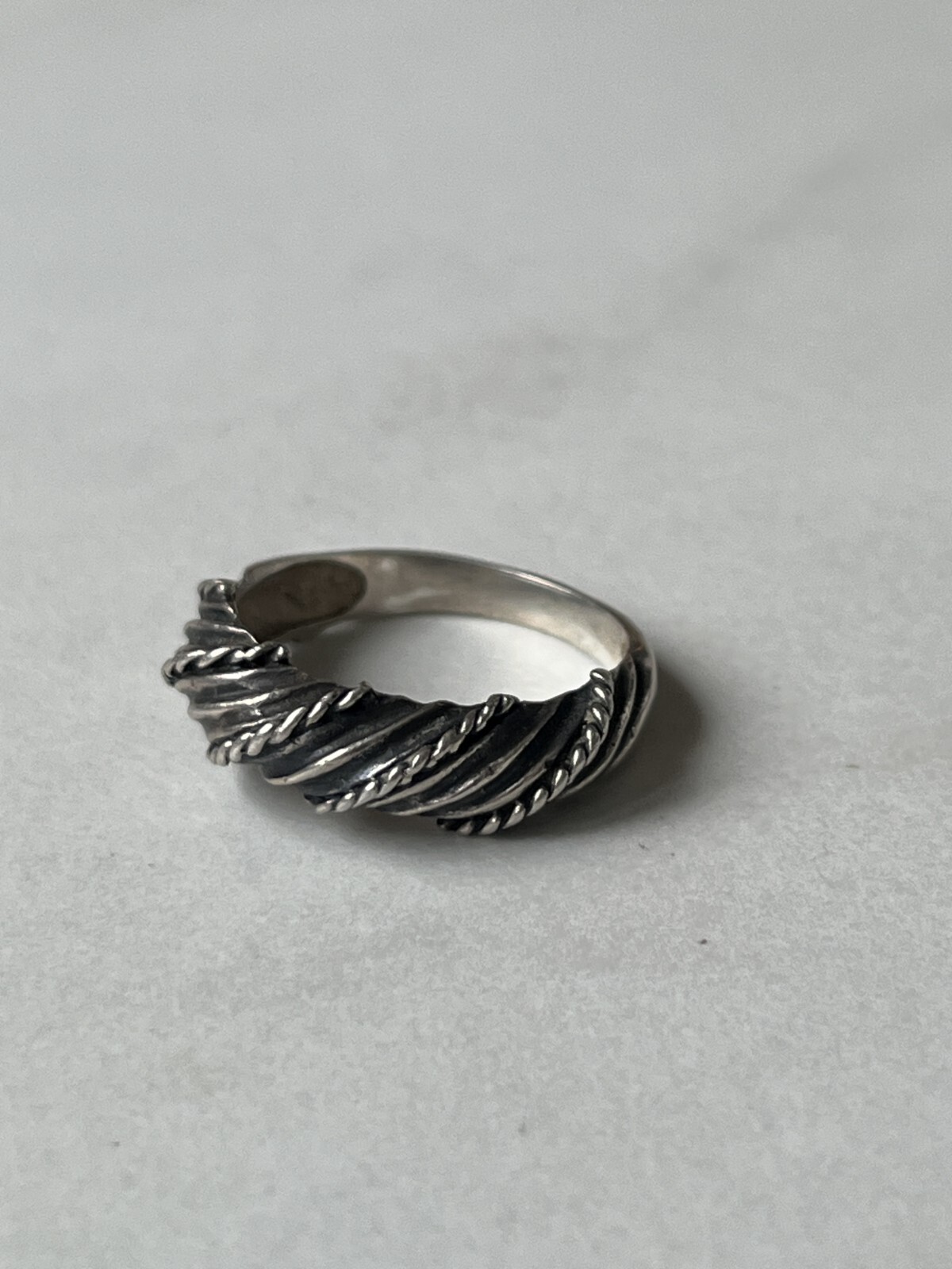USSR 925 Silver Ring Women’s Vintage Size 6.5 / 17 Soviet Jewelry