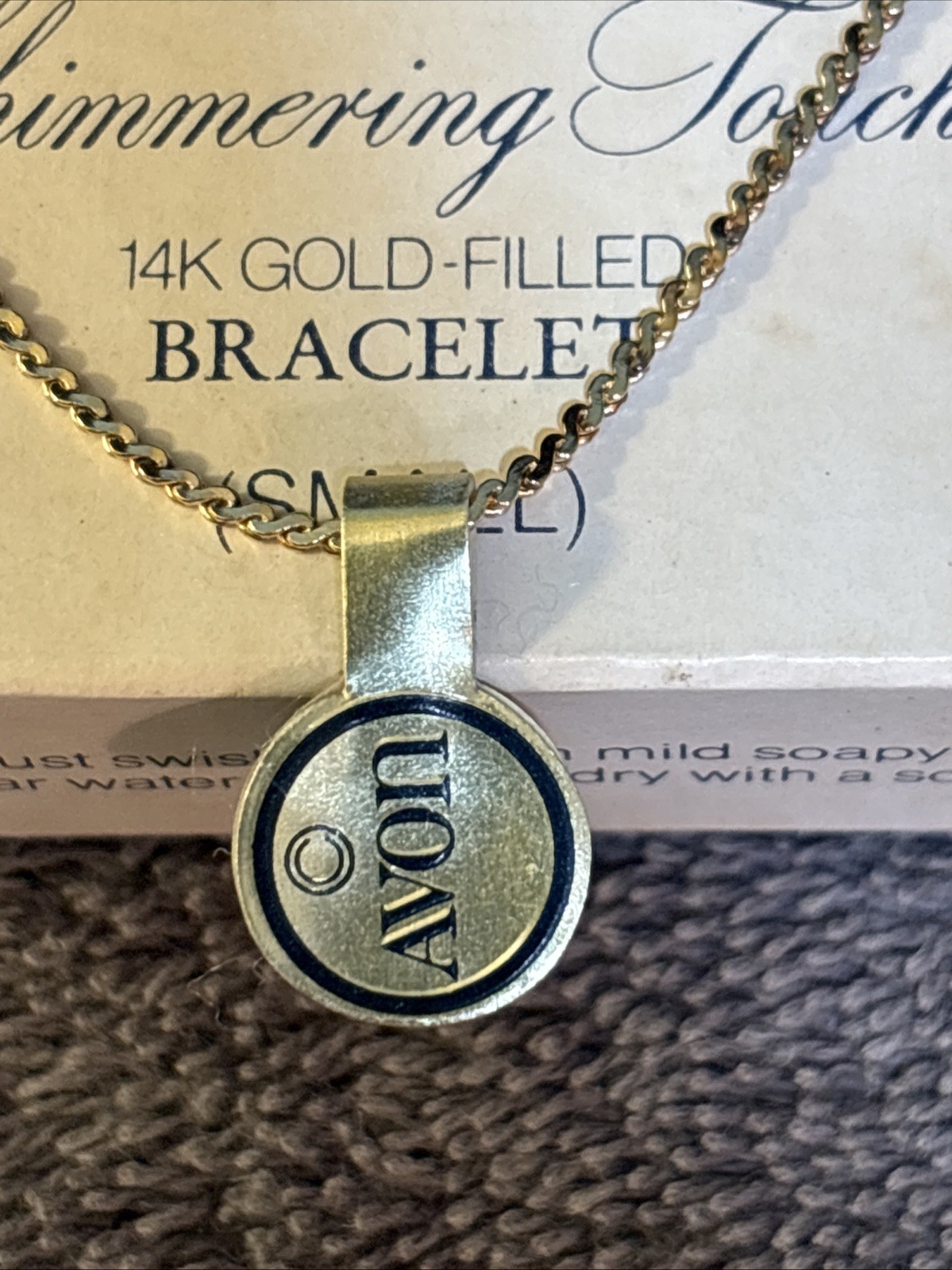 VTG 1978 Avon 14K Gold Filled Bracelet Size Small MIB!