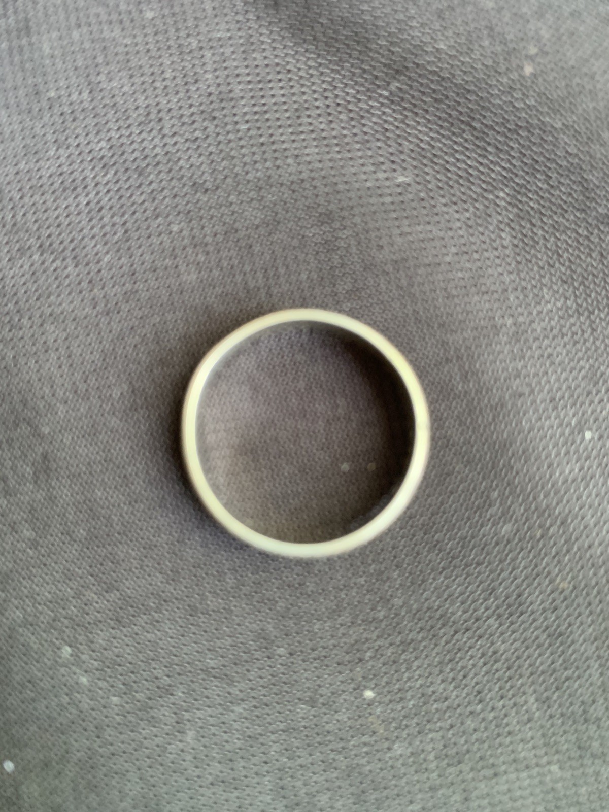 4MM Plain Band 925 Sterling Silver Ring, Size 7.25, Minimalist, Simple, Vintage