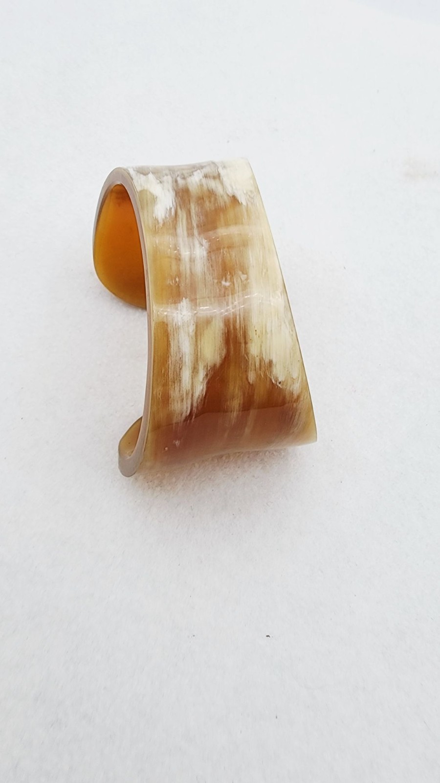 Vintage marble look acrylic resin cuff bracelet