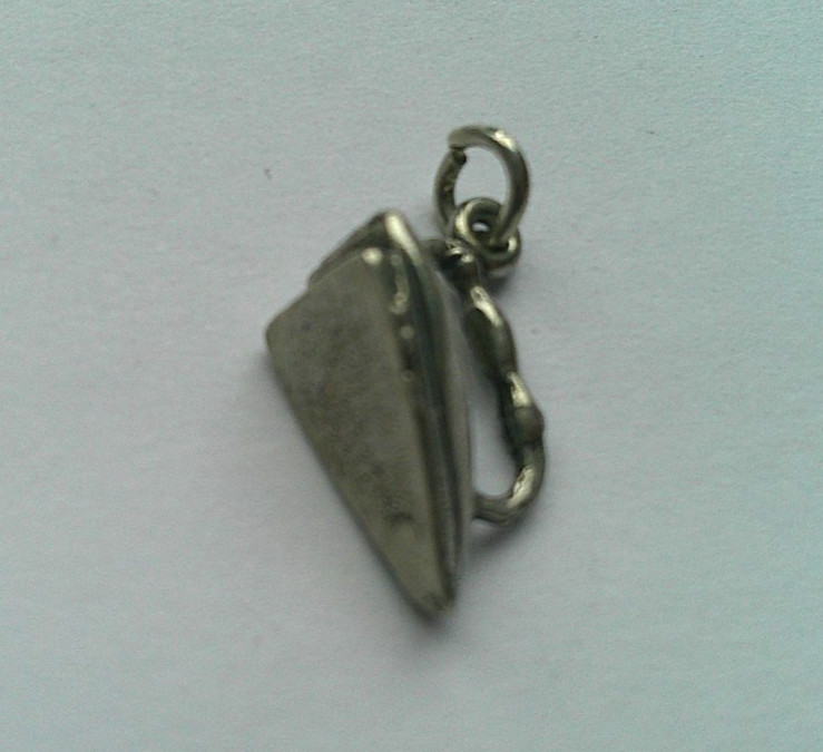 Vintage Sterling Silver Clothes Iron Charm