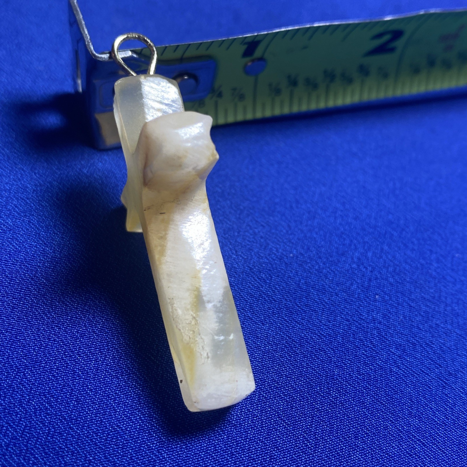 VINTAGE Cross Pendant –Shell/Mother-of-Pearl– 1.75”– Buyer to Confirm Material