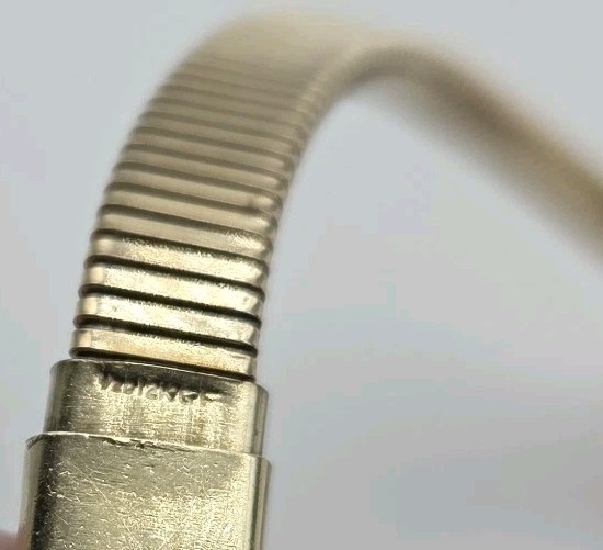Vtg Mid Century 12k Gold Filled Frostner Snake Twisted 37.2 Gram