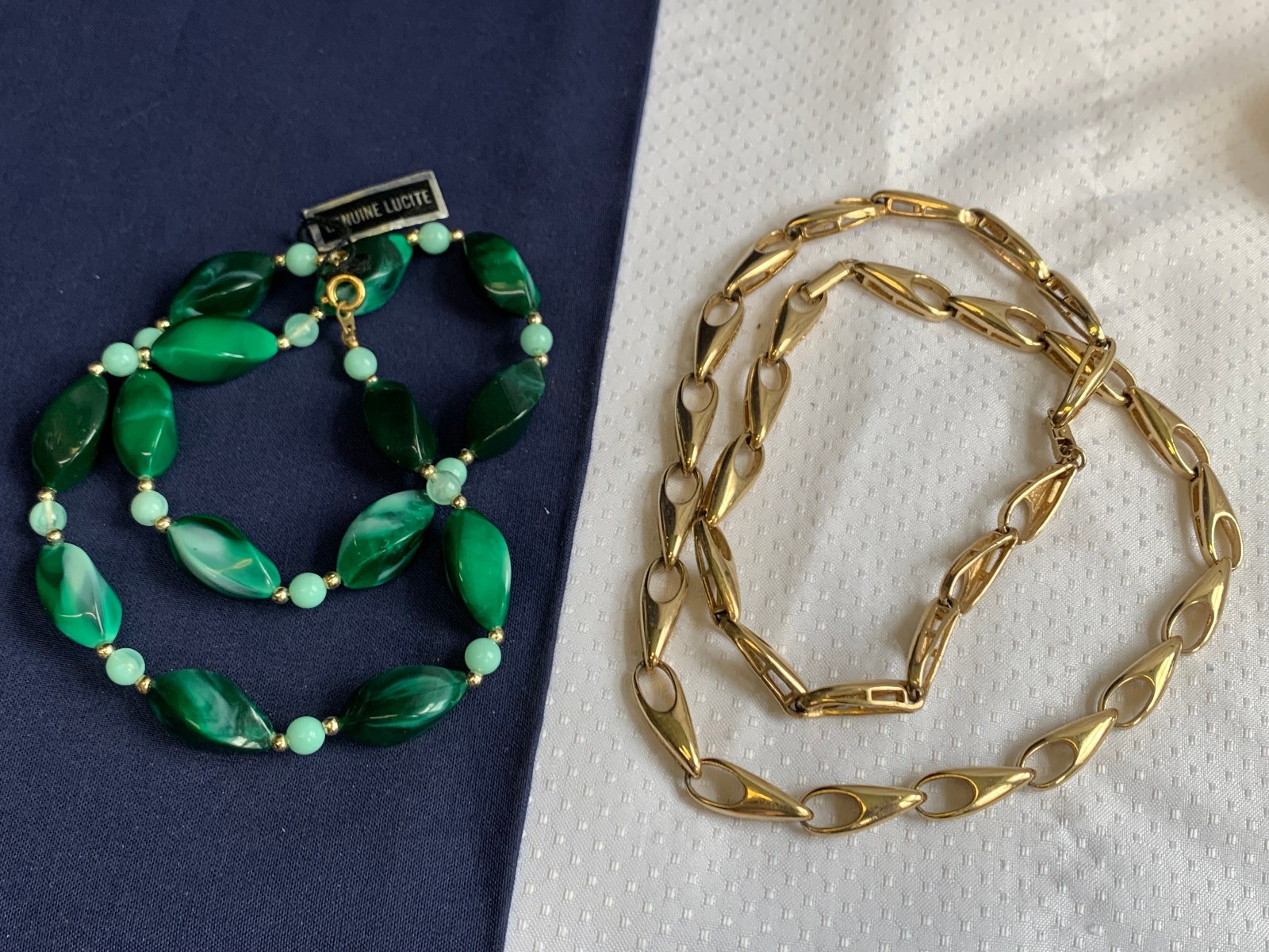Vtg Costume Jewelry Lot Heidi Klum Trifari Rhinestone Pearl Lucite Bead