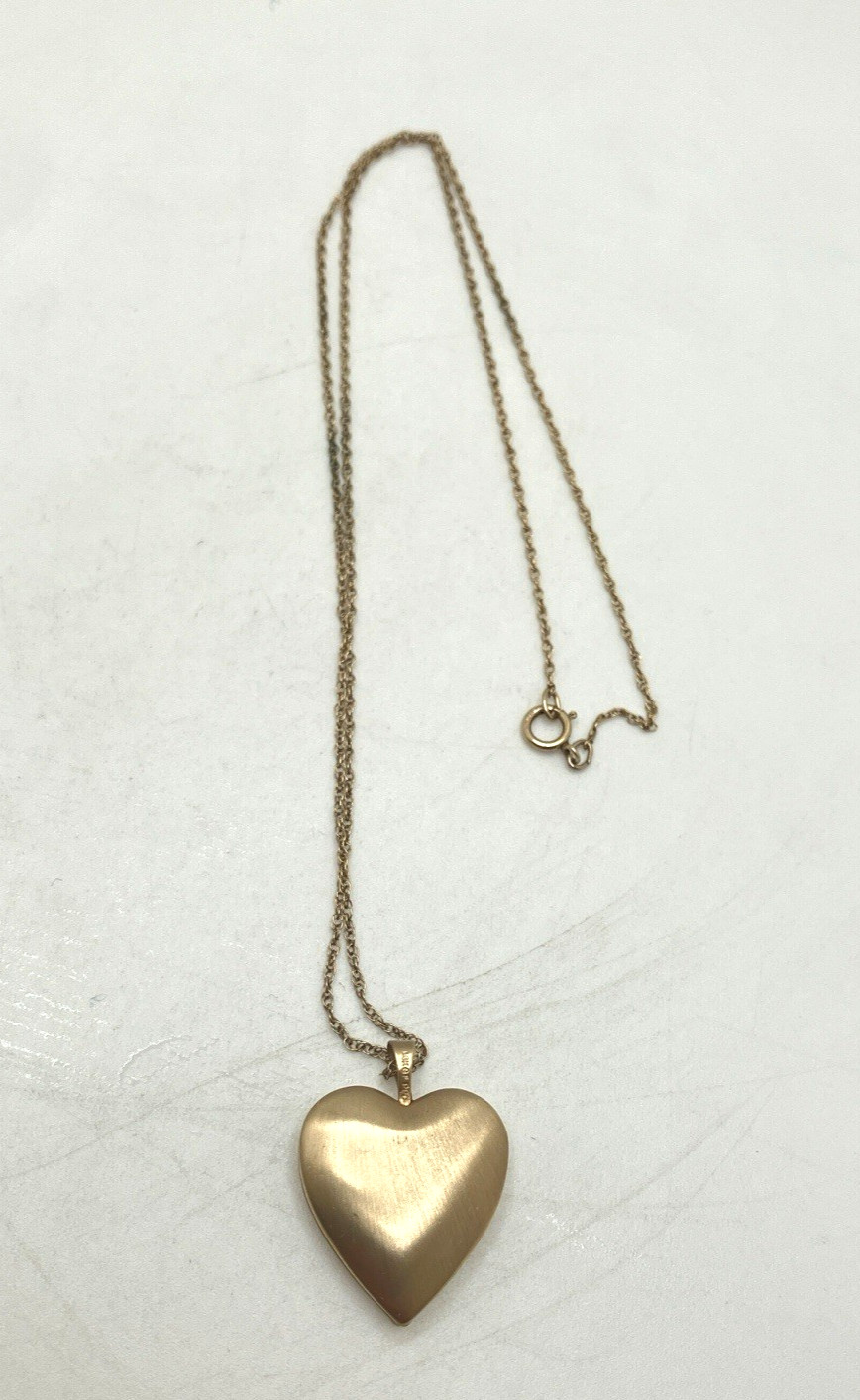 14K Gold-Filled Vintage Etched Locket Stamped PPO 18″