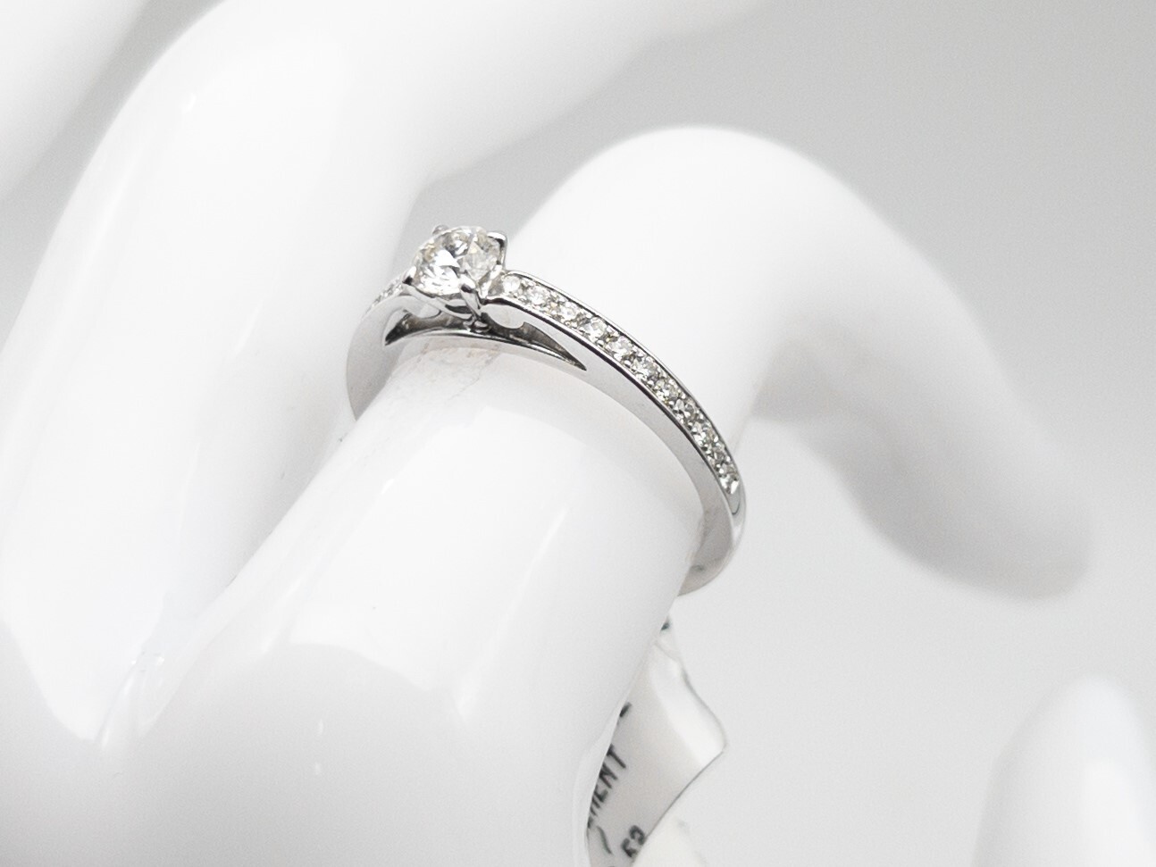$3000 HEARTS on FIRE .52ct VS G IDEAL CUT Diamond 18k White Gold Wedding Ring