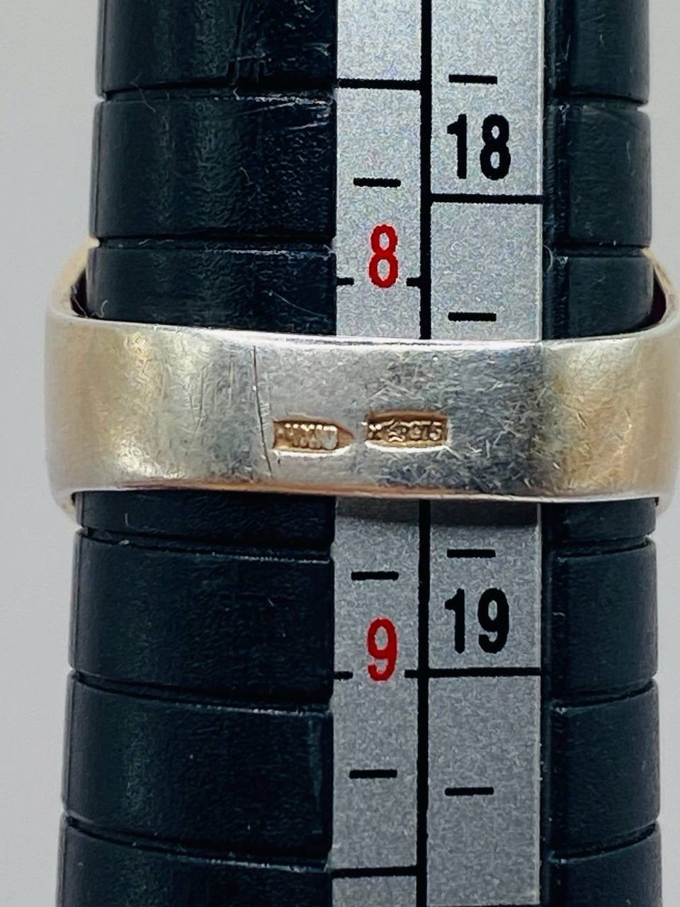 Vintage Silver 875 Soviet Ring Corundum Women’s Jewelry