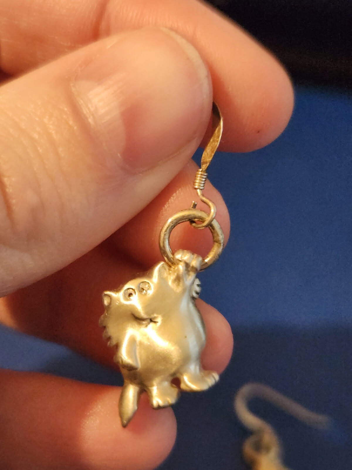Sterling Silver Animal Dangle Earrings