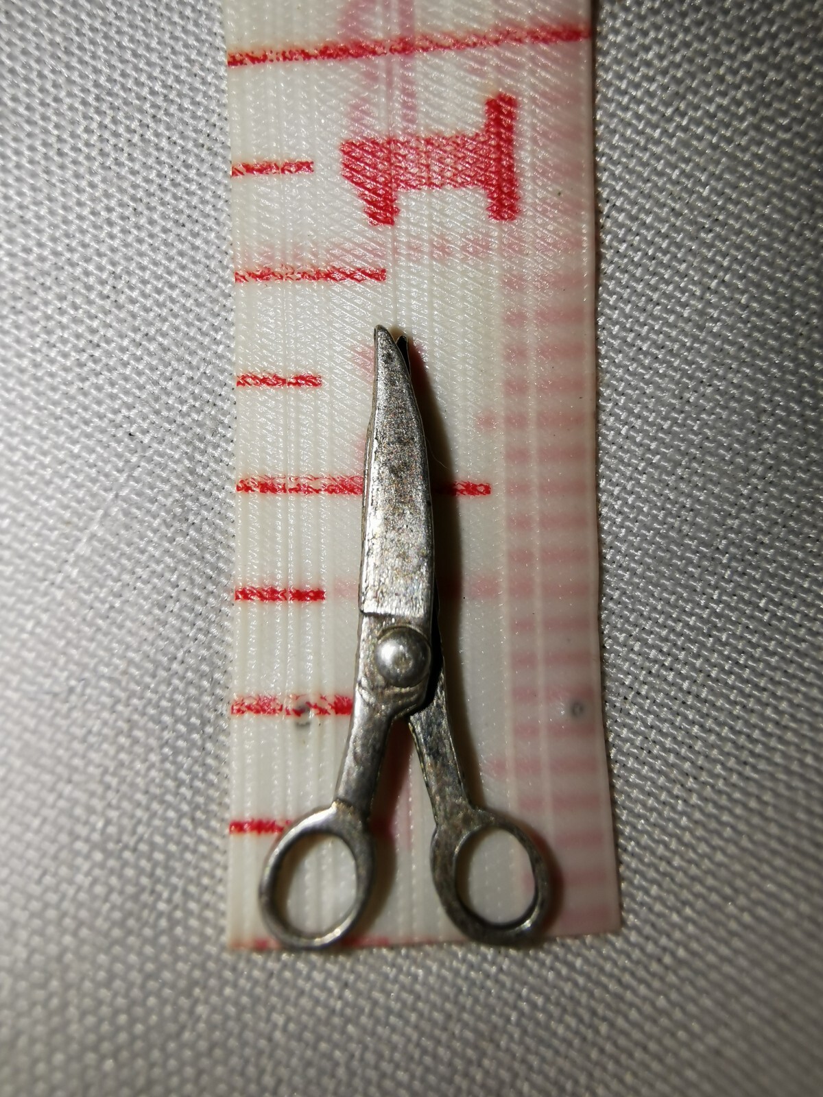 VINTAGE Sterling Silver Charm SCISSORS 925 – Charm Bracelet Sewing OPENS moves