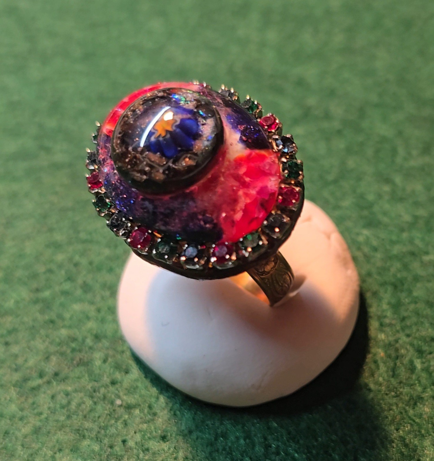 glass eye ring