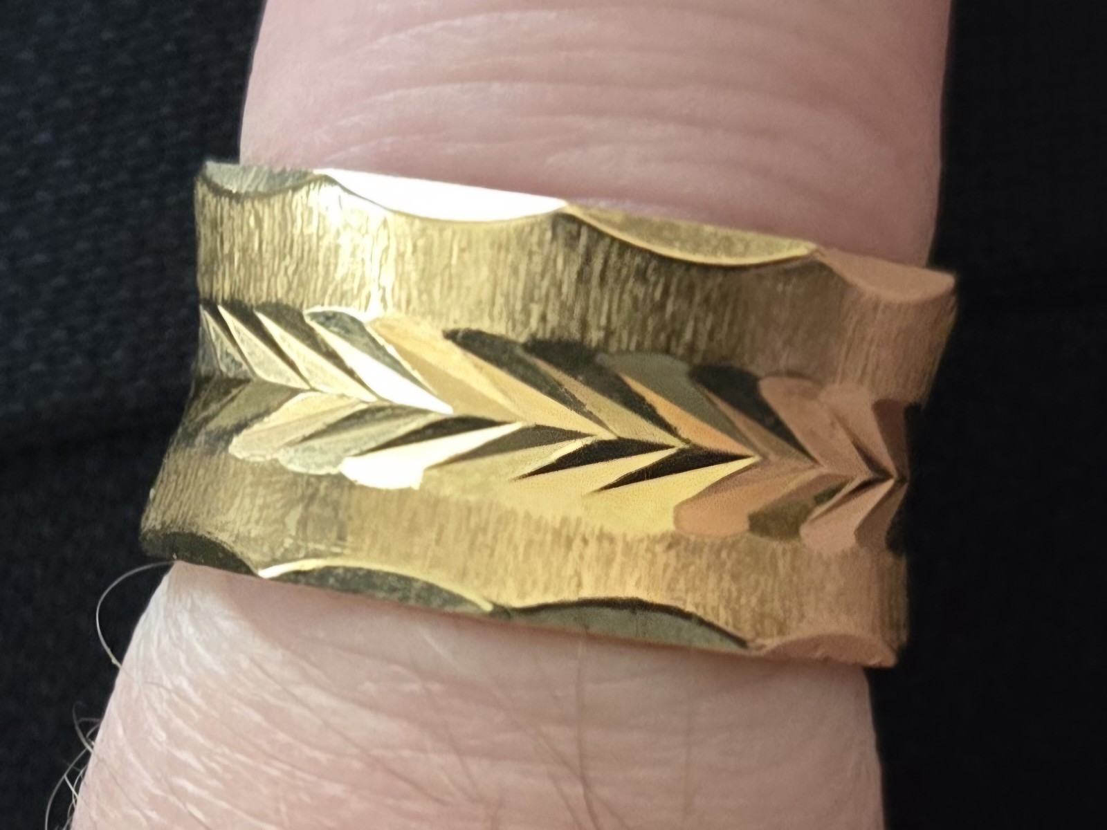 14K Yellow Gold Vintage Ring Size 7? 6 Grams No Blemishes Not Scrap Stamped
