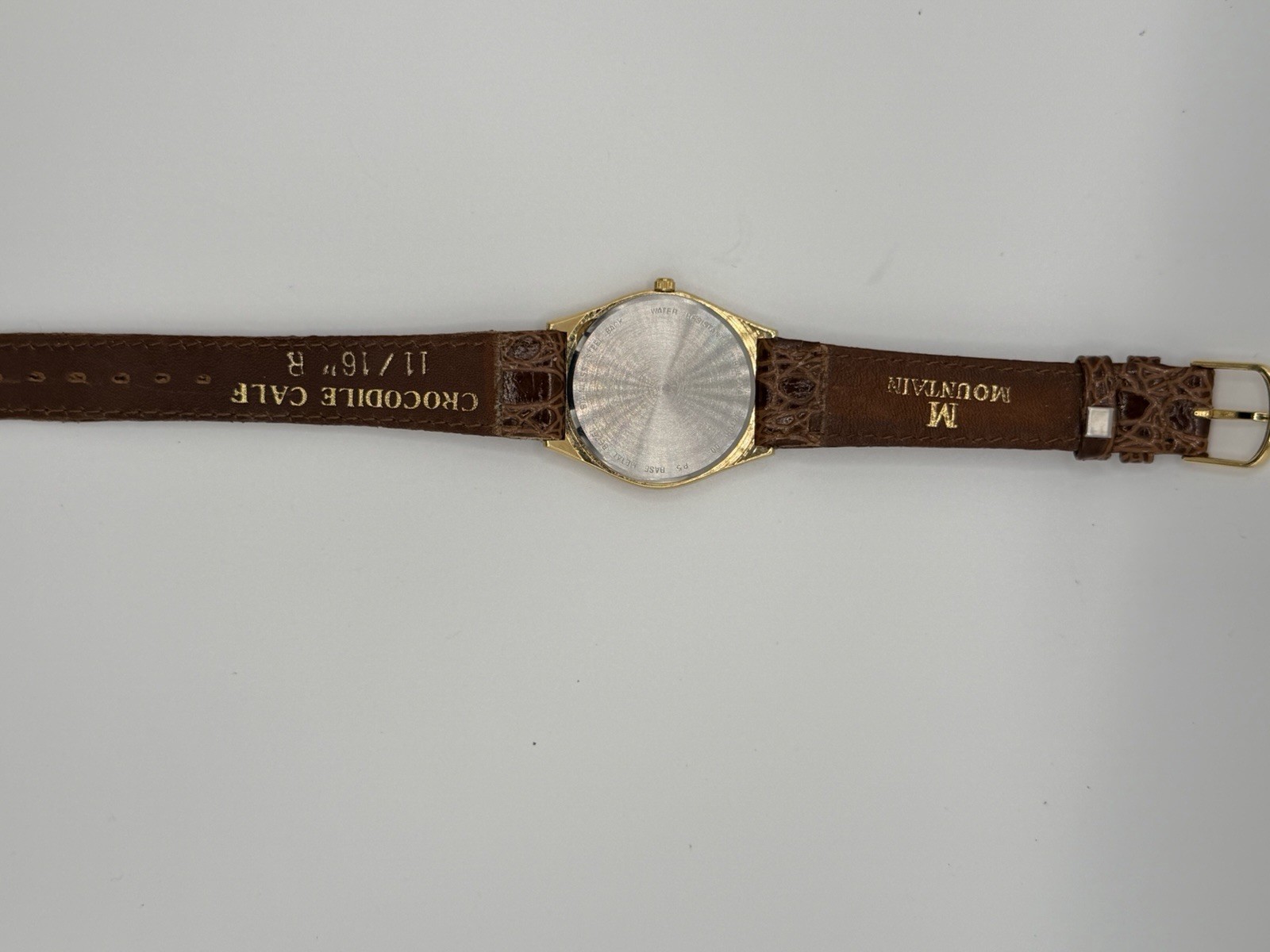 Vintage Caravelle by Bulova Quartz Date Watch Gold Tone New Battery Box Runs