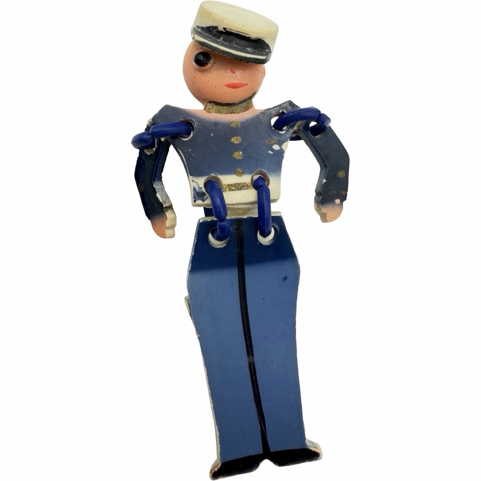 WWII Buddies Celluloid Articulated Sweetheart Jewelry Soldier Pin – Marine