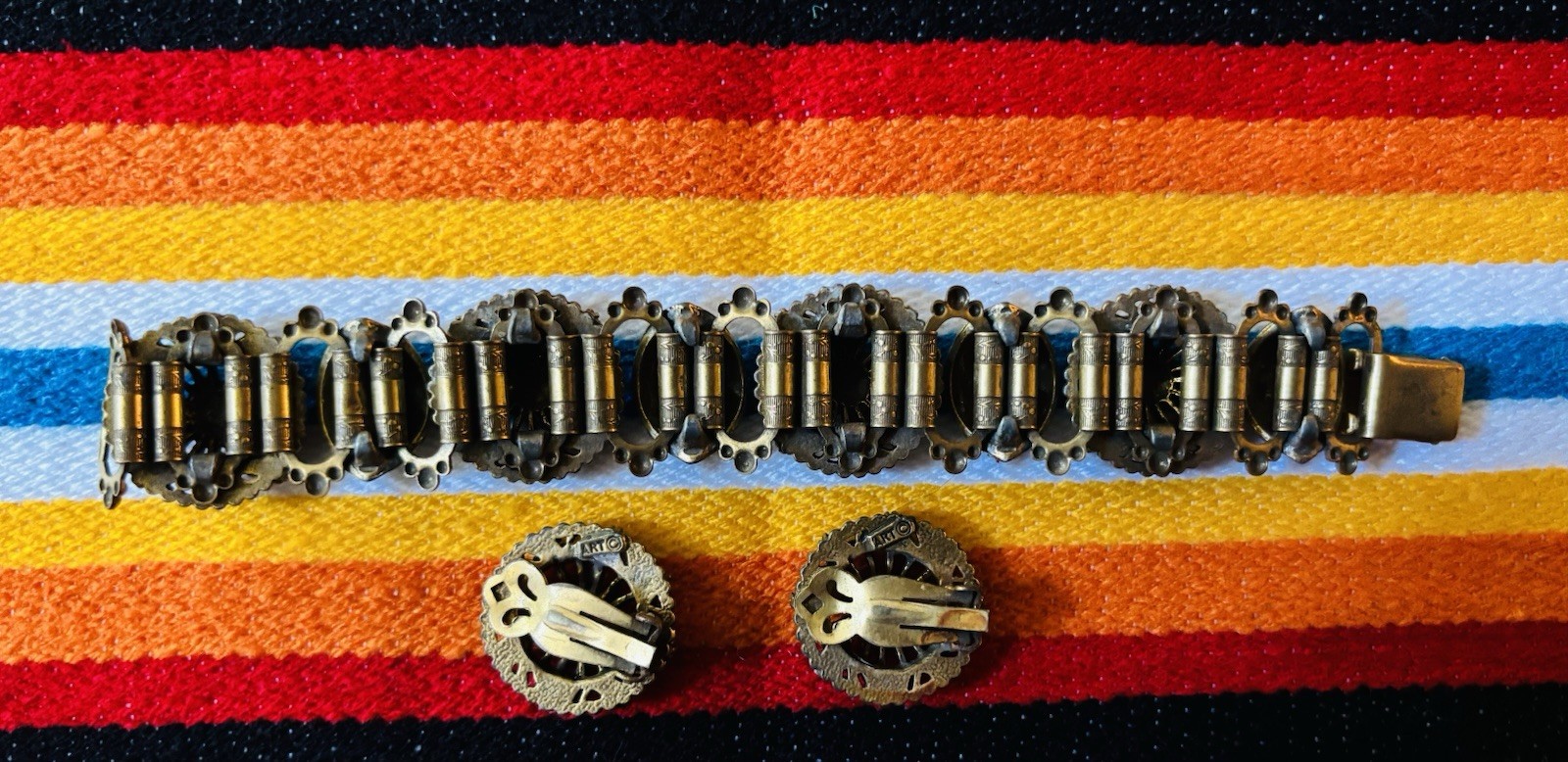 Vintage Bracelet and Earring Set