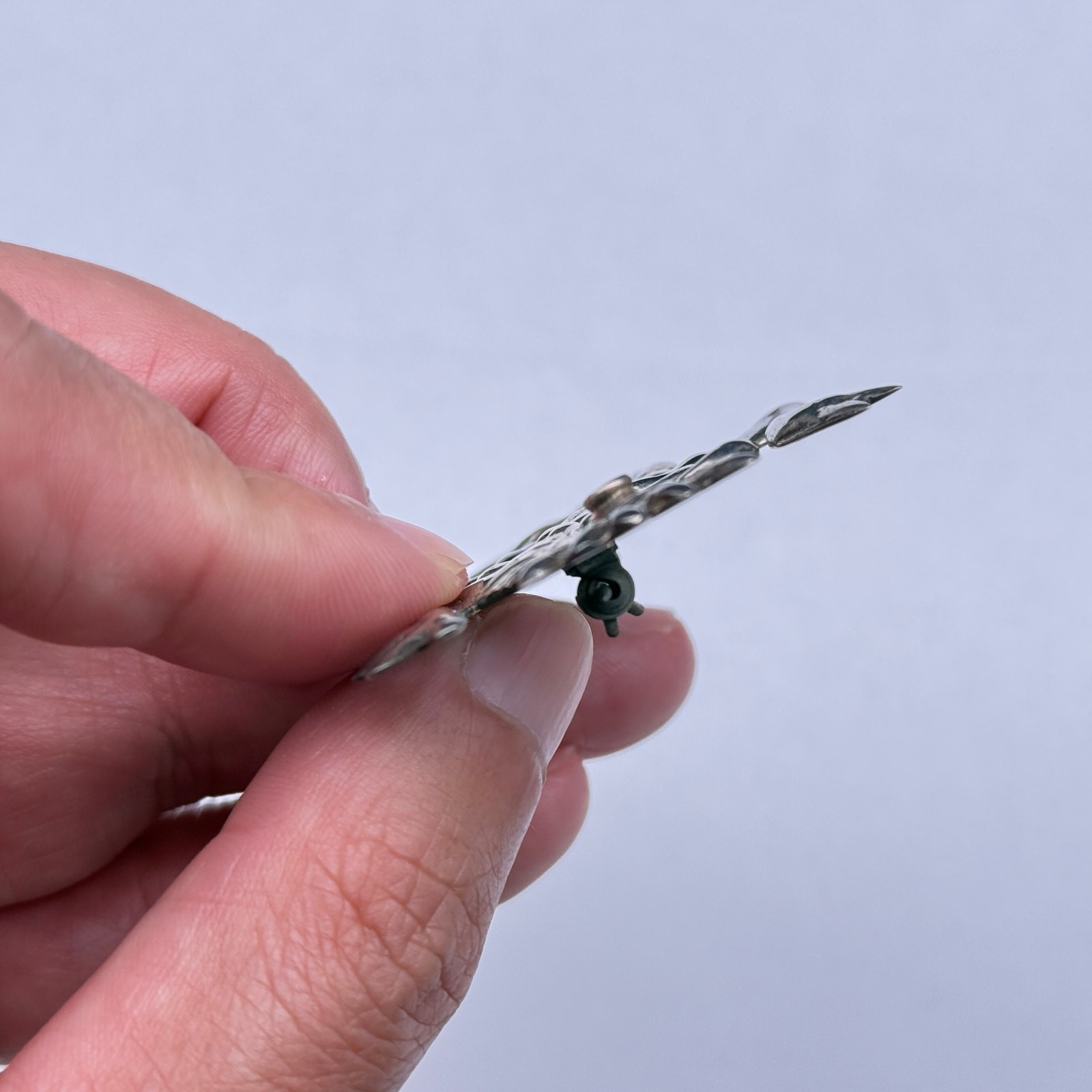 Vintage Whimsical Mystical Creature Sterling Silver Pin Brooch